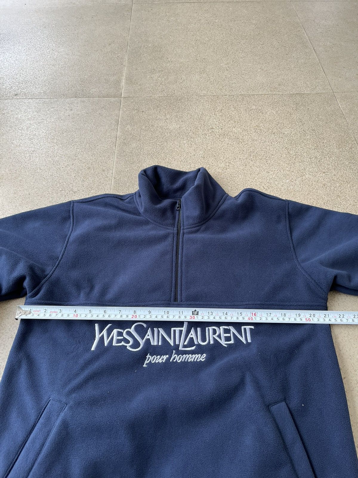 Yves Saint Laurent Vintage Dead Stock Yves Saint Laurent Pour Homme abig Logo Size US L / EU 52-54 / 3 - 9 Thumbnail