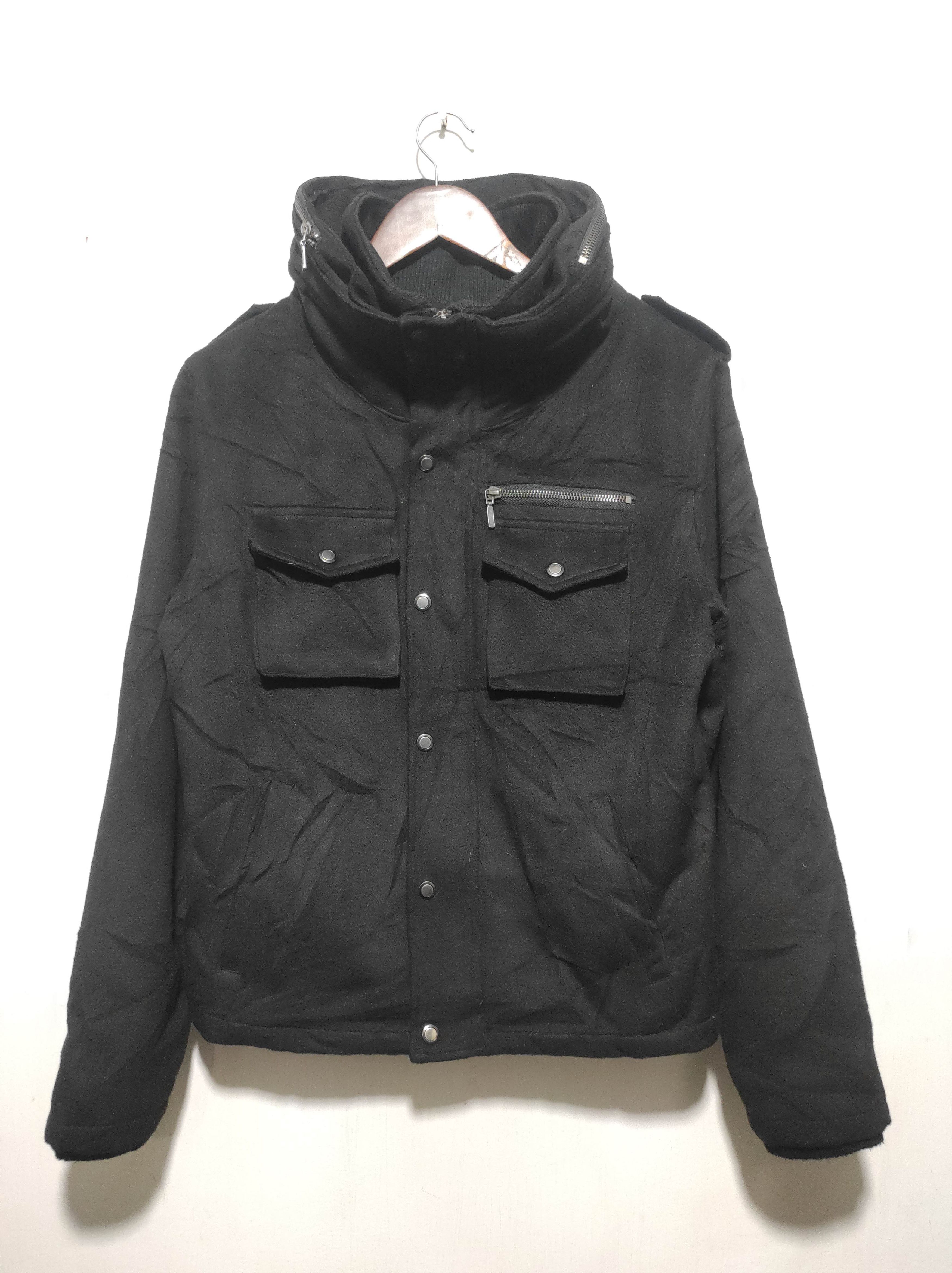 Hysteric Glamour × If Six Was Nine × Le Grande Bleu (L.G.B.) Nota Bene Hoodie Wool Bondage Chore Jackets GOA LGB style Size US M / EU 48-50 / 2 - 2 Thumbnail