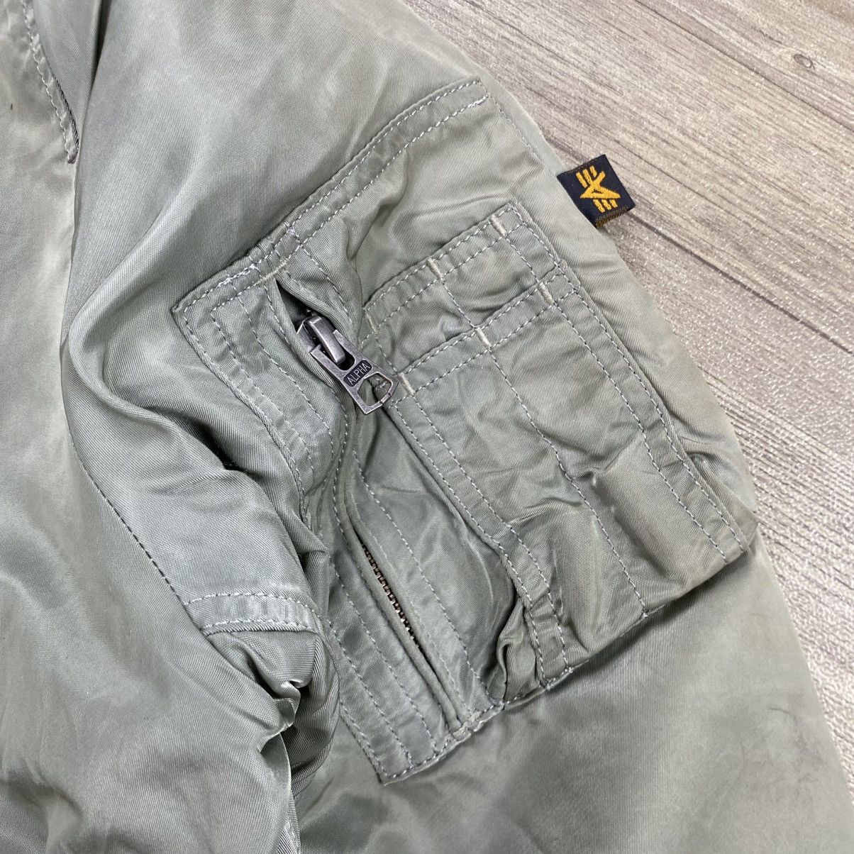Alpha Industries 1968 Vintage Alpha Industries MA-1 OG Military Bomber Jacket Size US M / EU 48-50 / 2 - 8 Thumbnail