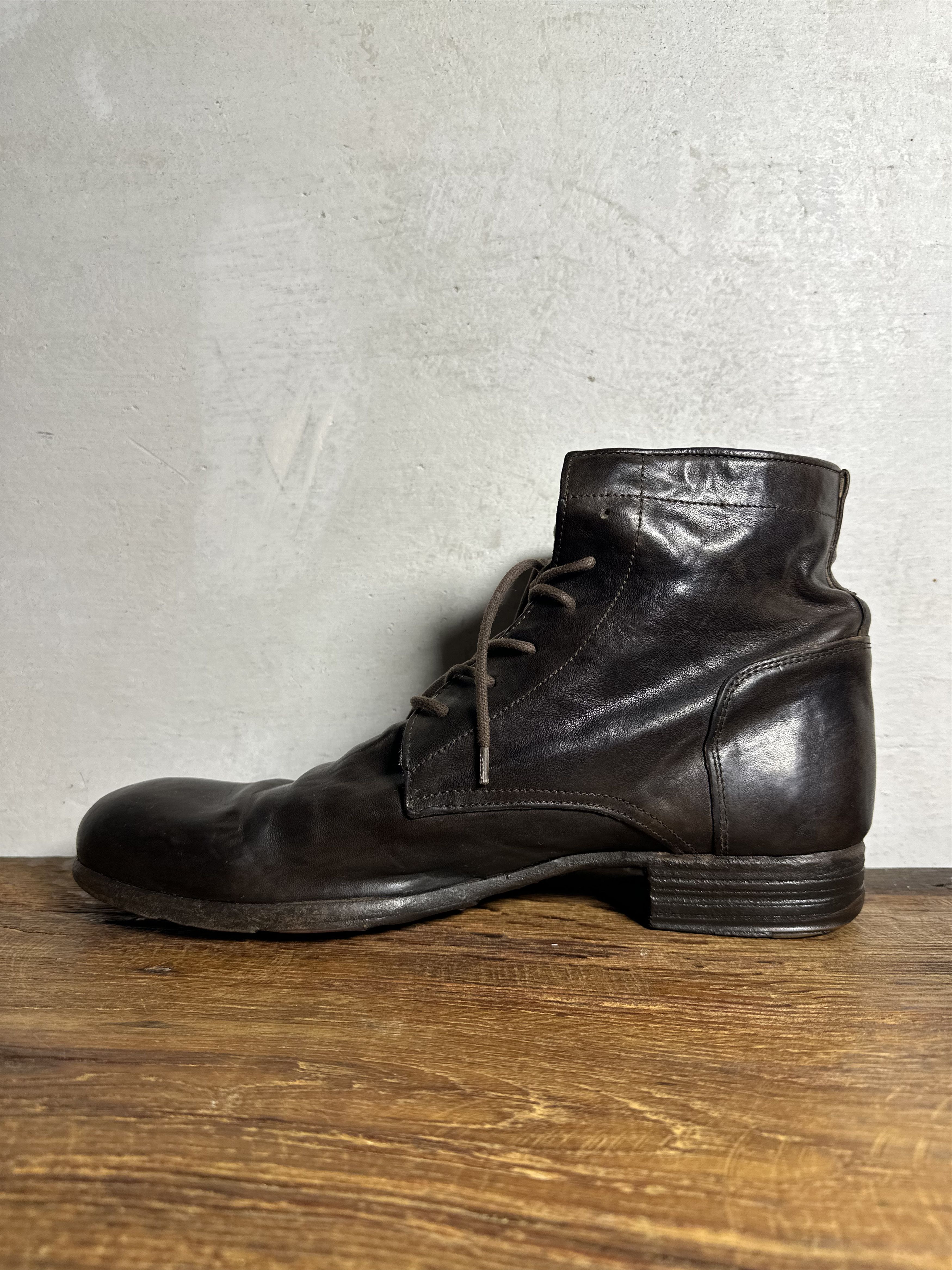 Officine Creative Officine Creative Brown Leather Boots HIVE 016 Size US 10 / EU 43 - 3 Thumbnail