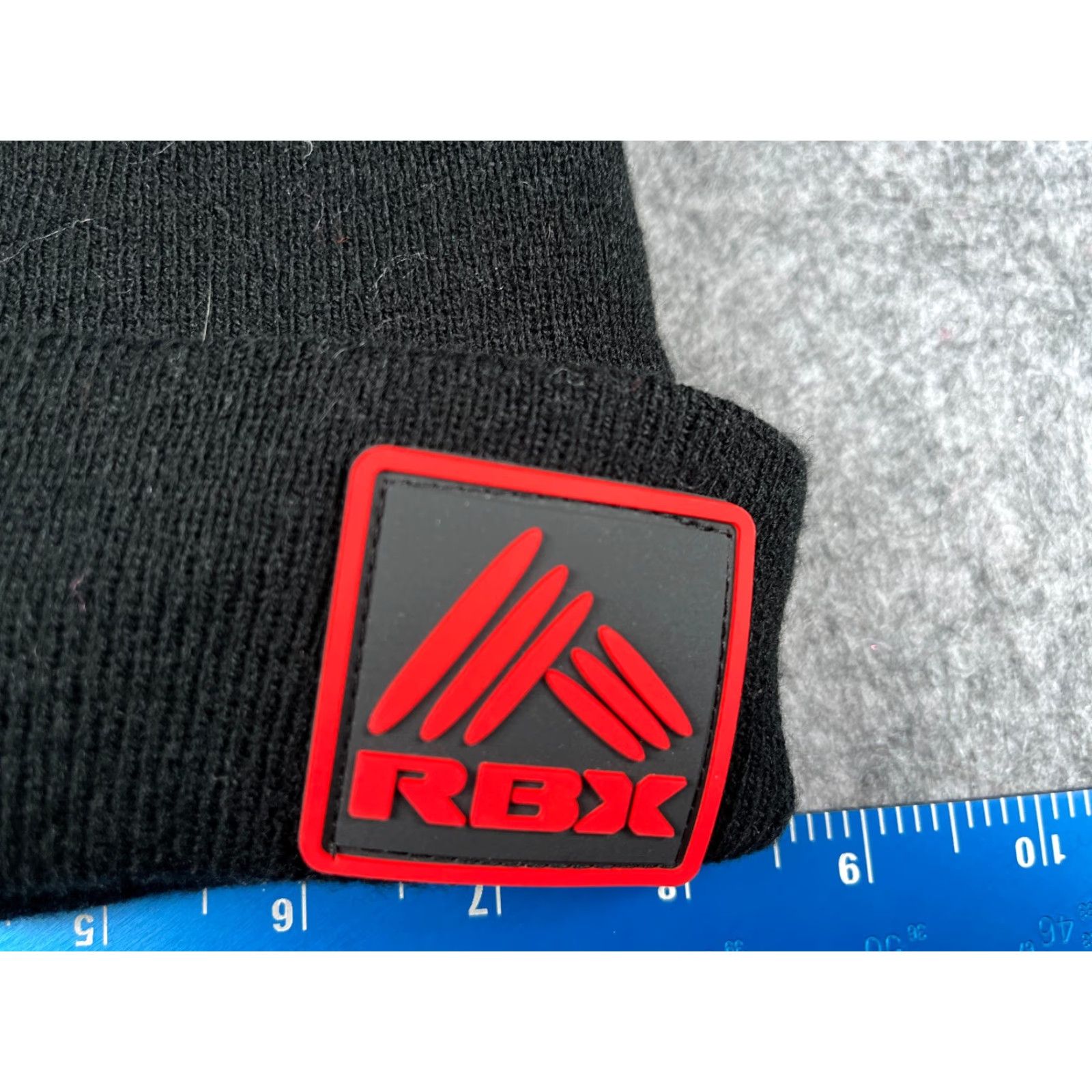 Vintage RBX Active Beanie One Size Adult Black Knit Acrylic Polyester Lined Ski Hat/Toque Unisex Womens Mens Size ONE SIZE - 2 Thumbnail