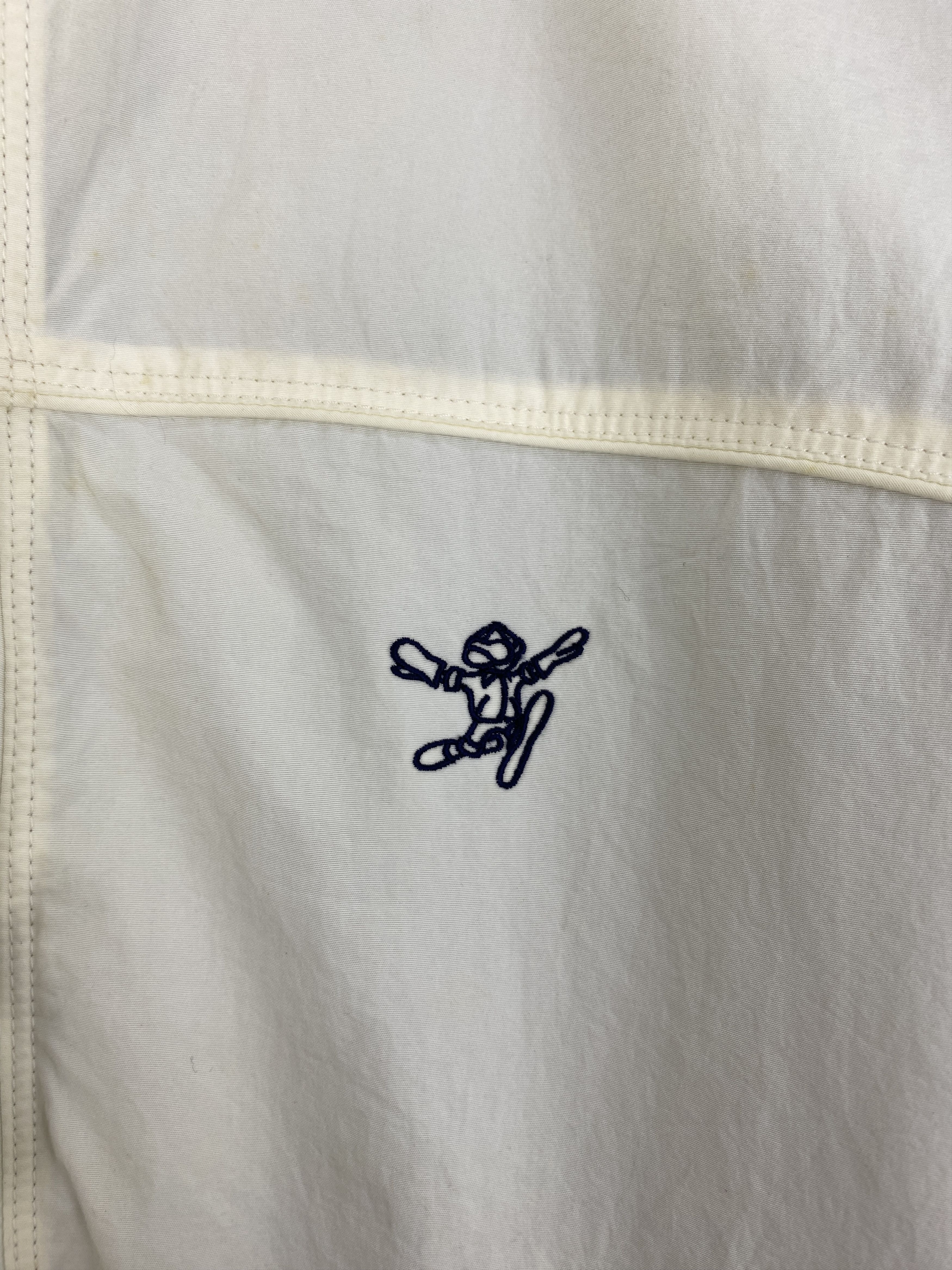 Salomon Salomon White and Navy Striped Hooded Parka JA0189 Size US M / EU 48-50 / 2 - 14 Thumbnail