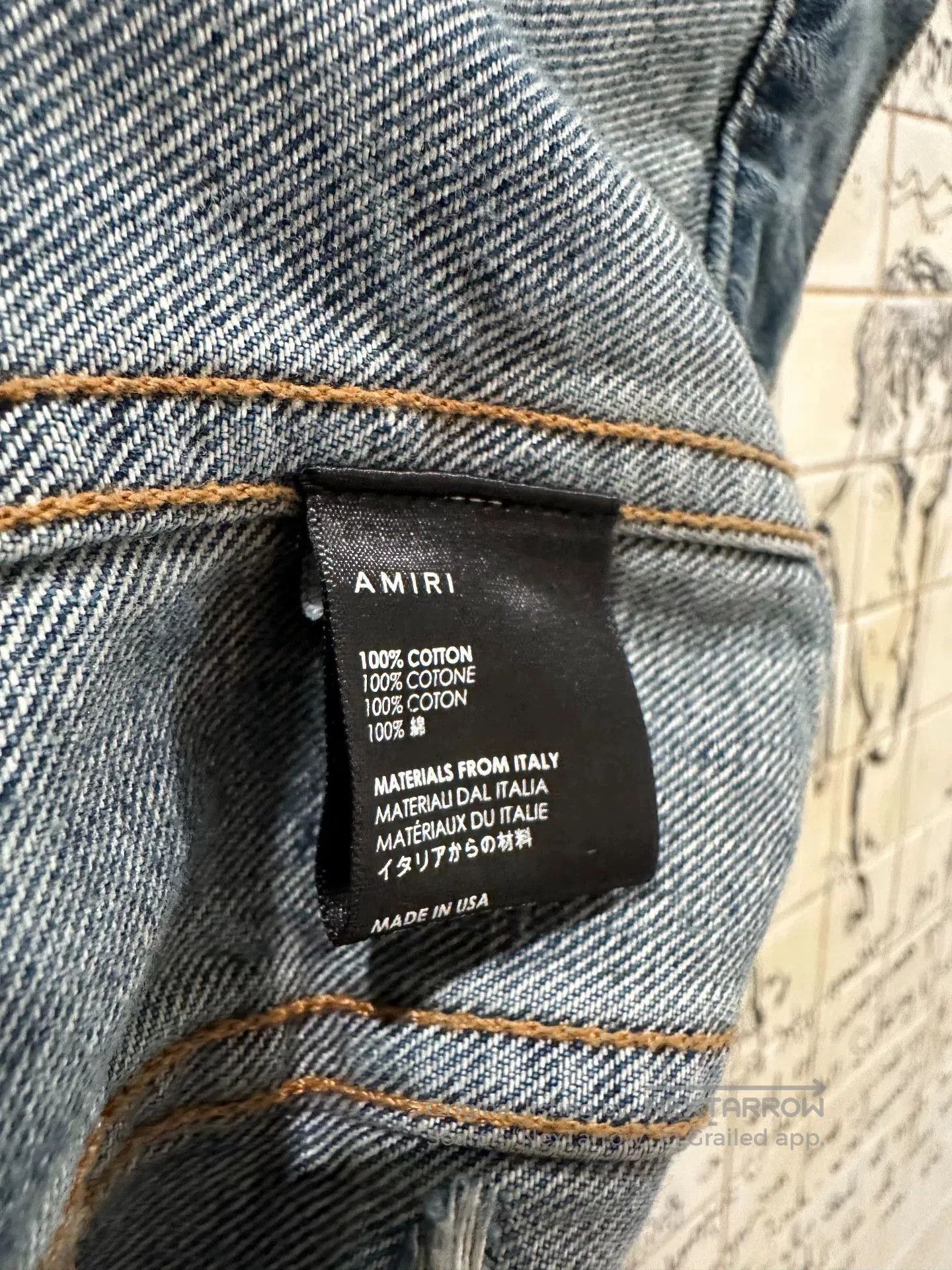 Amiri AMIRI Colorful Painted Denim Jacket. Size S / US 4 / IT 40 - 4 Thumbnail