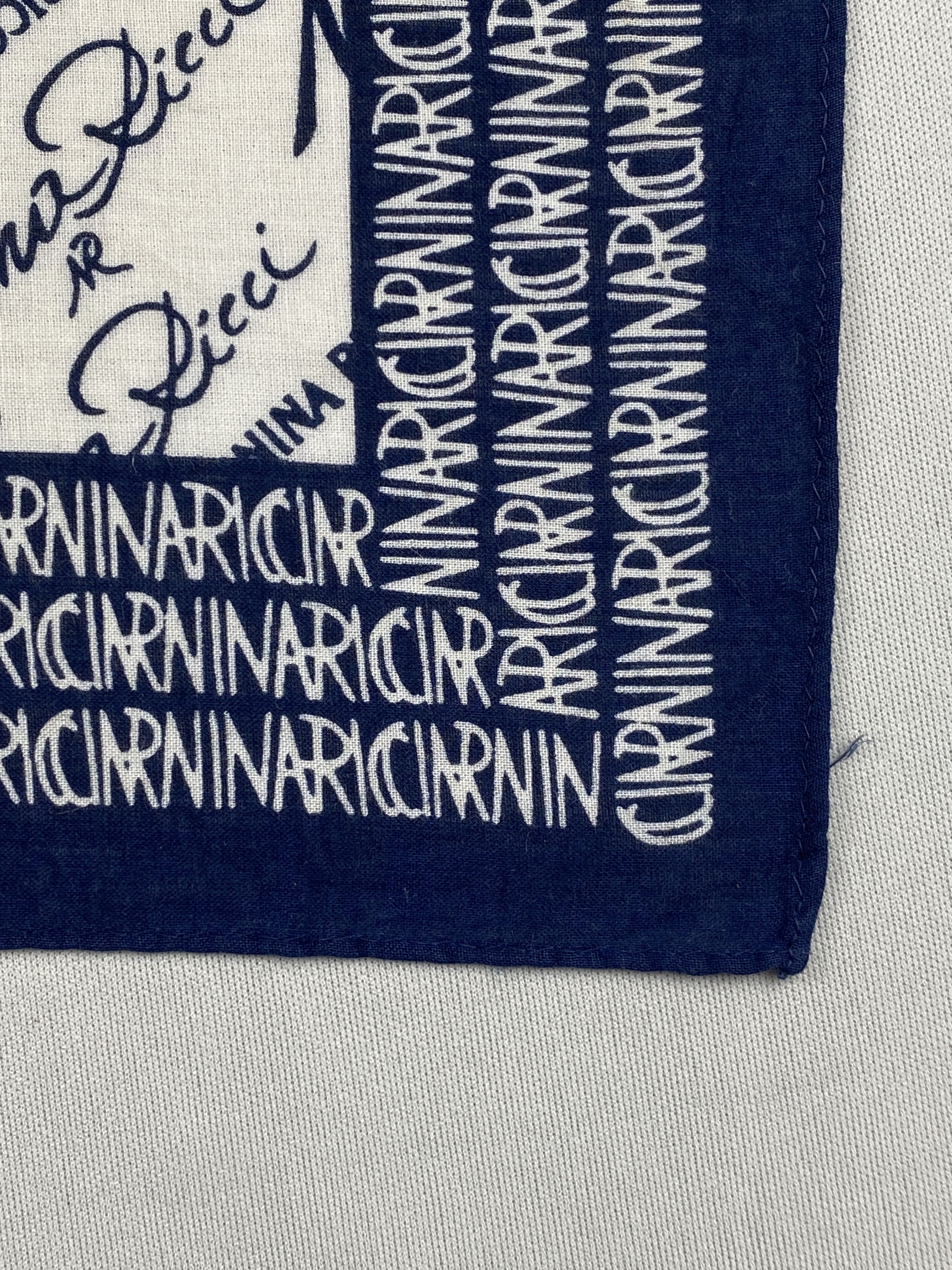 Other Vintage Nina Ricci Handkerchief Pocket Square Bandana HM0020 Size ONE SIZE - 6 Thumbnail