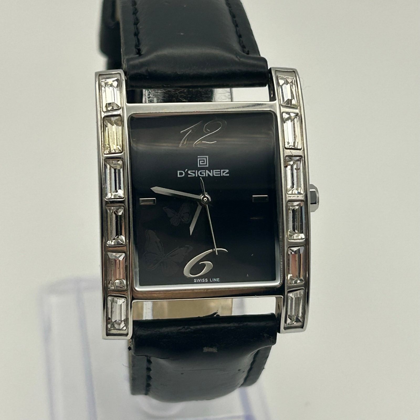 Other D'signer 469GL Black Butterfly Print Dial Women’s Watch Size ONE SIZE - 2 Thumbnail