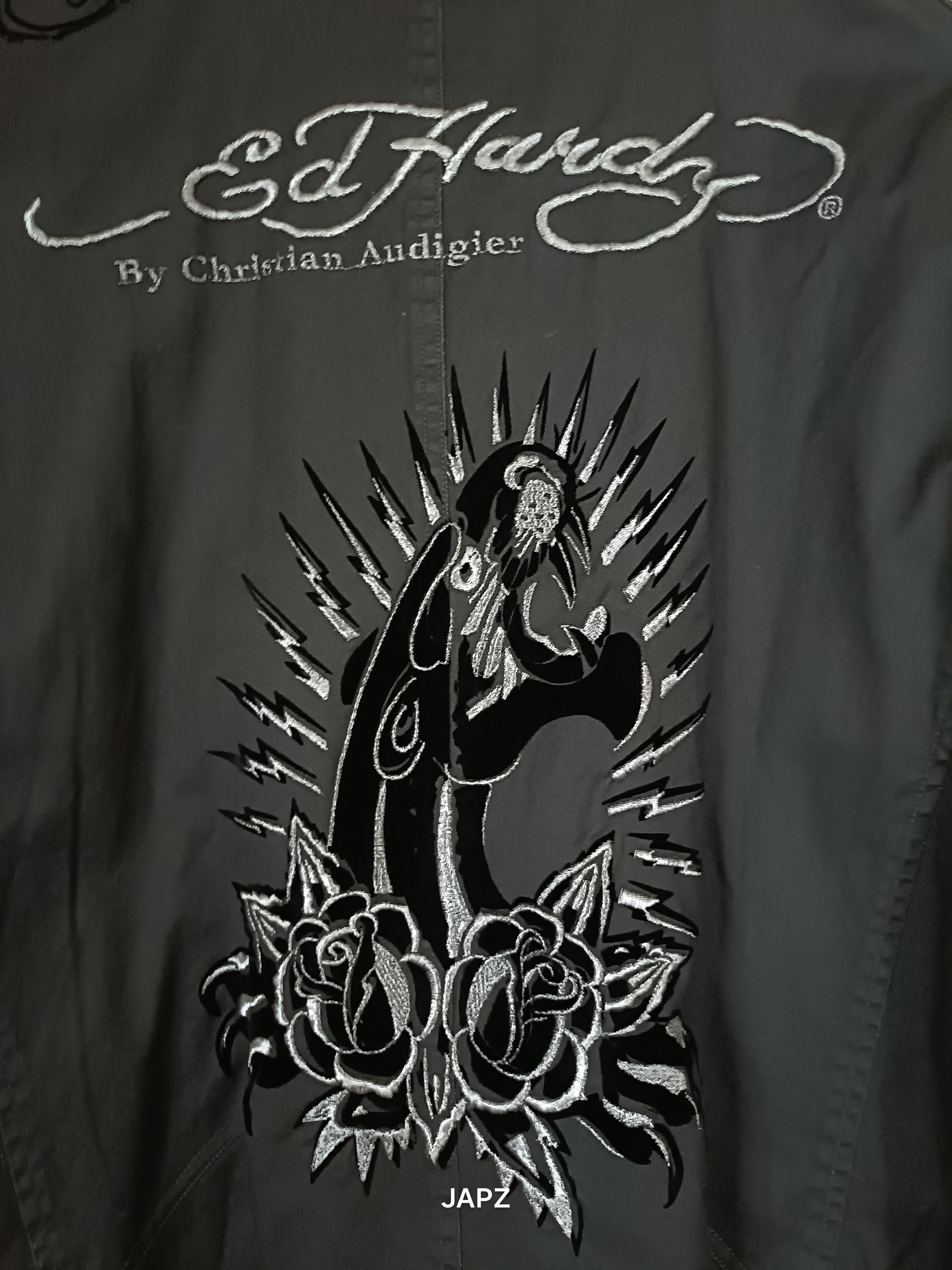 Ed Hardy Rare Ed Hardy by christian audigier puma moto jacketmoto Size US XL / EU 56 / 4 - 2 Thumbnail