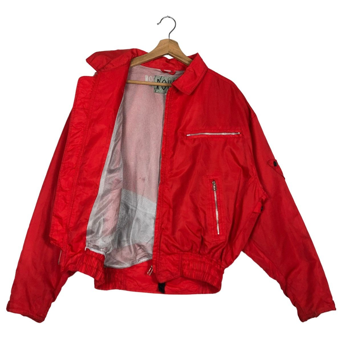 Japanese Brand 🔥BONDAGE PARACHUTE BIKER BOMBER JACKET ROUE ISSEY MIYAKE Size US L / EU 52-54 / 3 - 9 Thumbnail