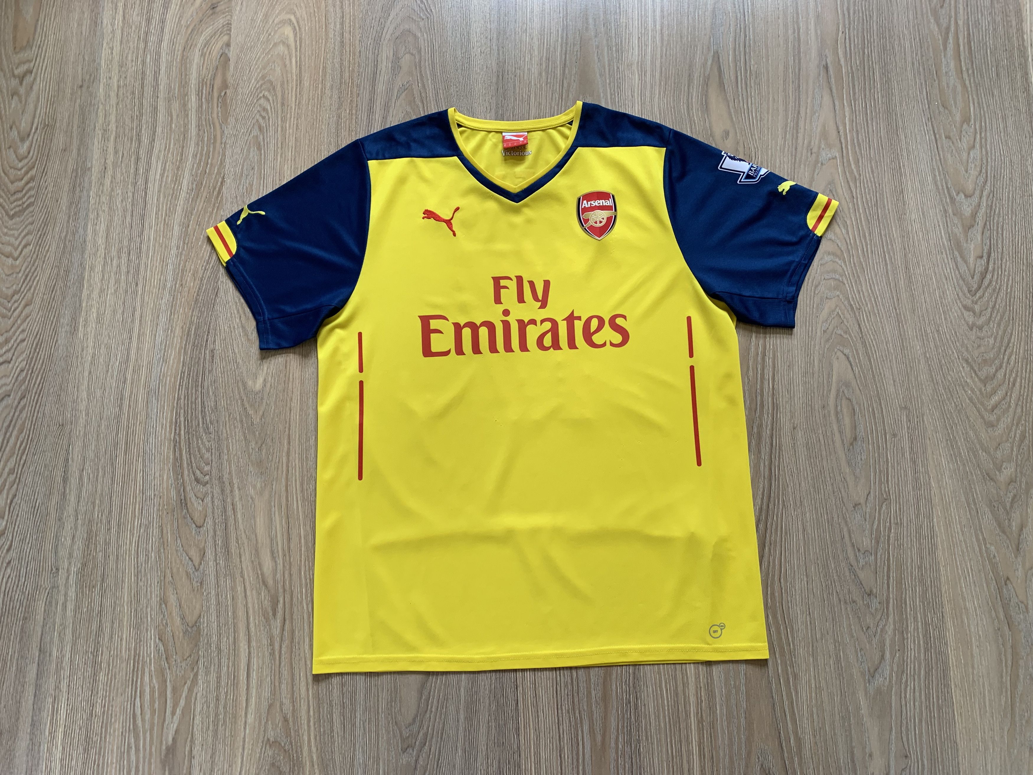 Puma × Vintage Vintage Puma Arsenal Away Shirt #17 Alexis Sánchez Size US XL / EU 56 / 4 - 2 Thumbnail