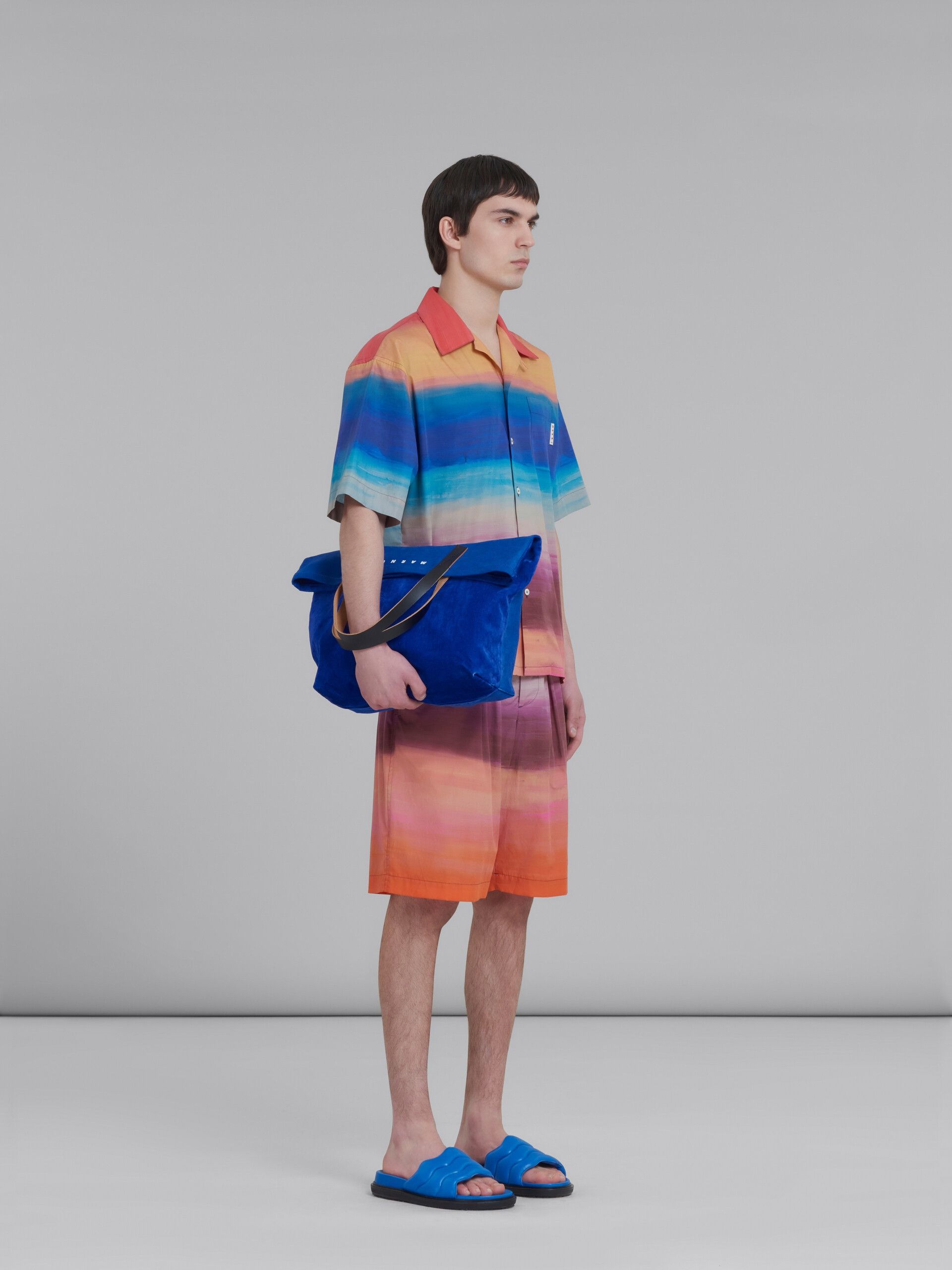Marni o1mle1025 Print Bowling Shirt in Multicolor Size US L / EU 52-54 / 3 - 5 Thumbnail