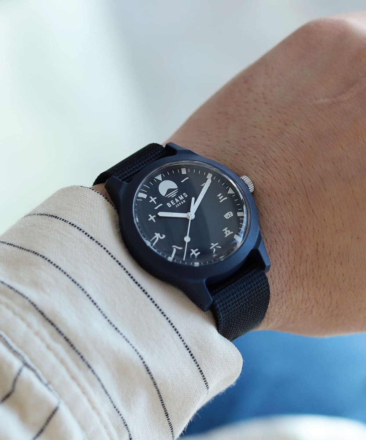 Beams Plus BEAMS JAPAN Watch indigo SP NAVY Kanji. NEW! US seller Size ONE SIZE - 7 Thumbnail