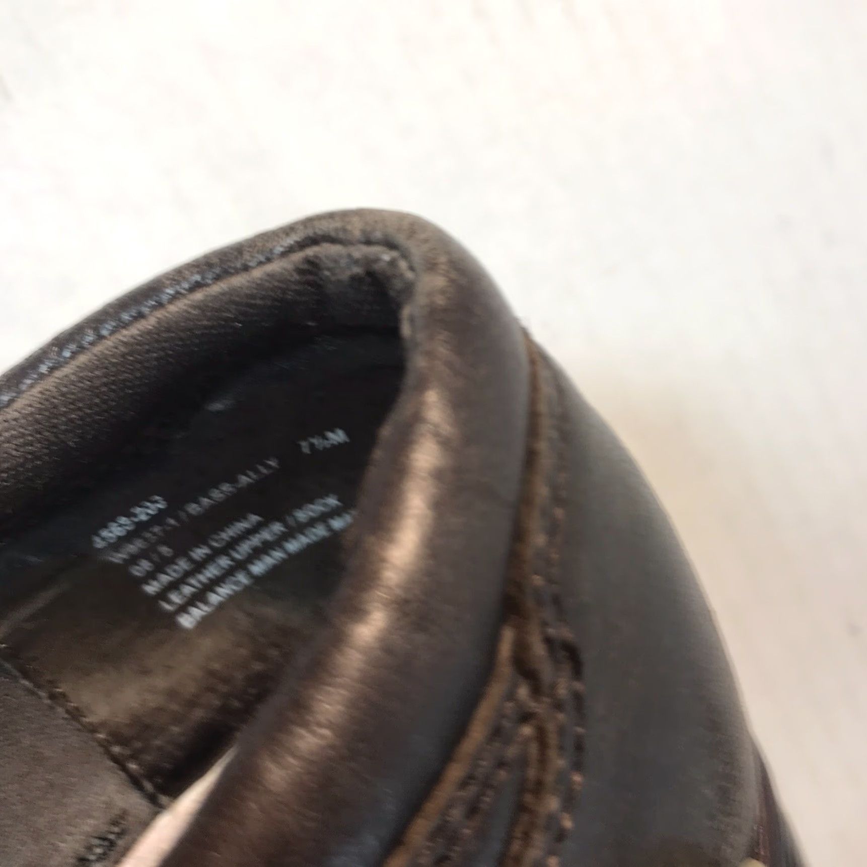 Vintage Bass Ally Brown Leather Slip On Loafers Womens Size 7.5M Size US 8 / IT 38 - 7 Thumbnail