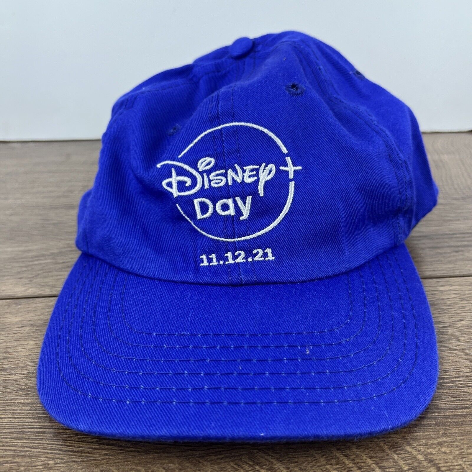 Disney Disney Day 2021 Hat Blue Hat Adjustable Adult Size Hat Cap Size ONE SIZE - 2 Thumbnail