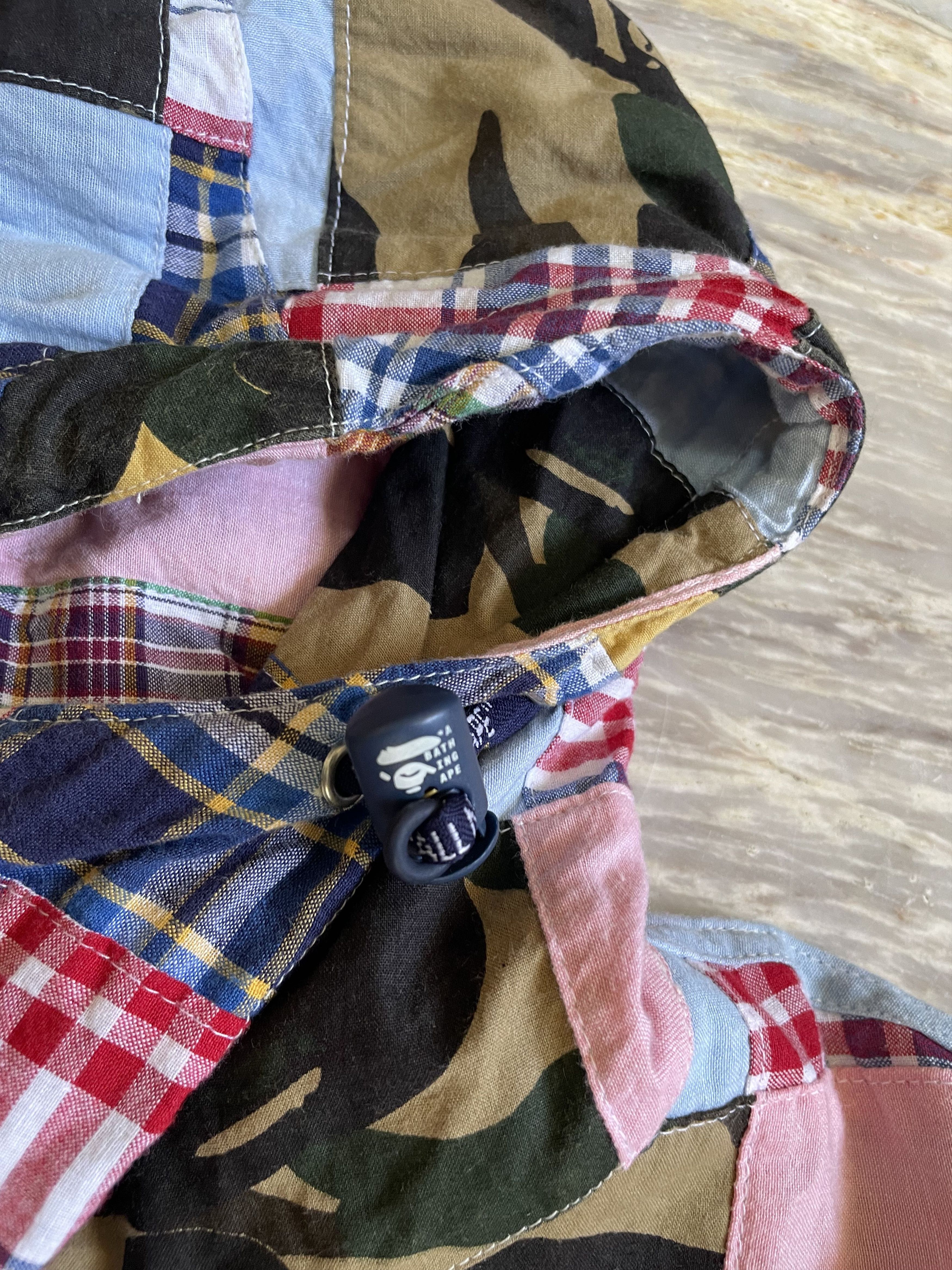Bape Bape Patchwork 1st Camo Zip-Up Hoodie Size US L / EU 52-54 / 3 - 11 Thumbnail