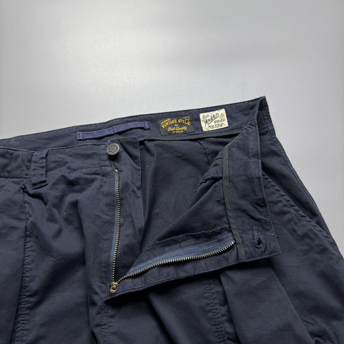 Japanese Brand Uncle Fu - Maden Heritage Rivet Utility Pants Size US 33 - 6 Thumbnail