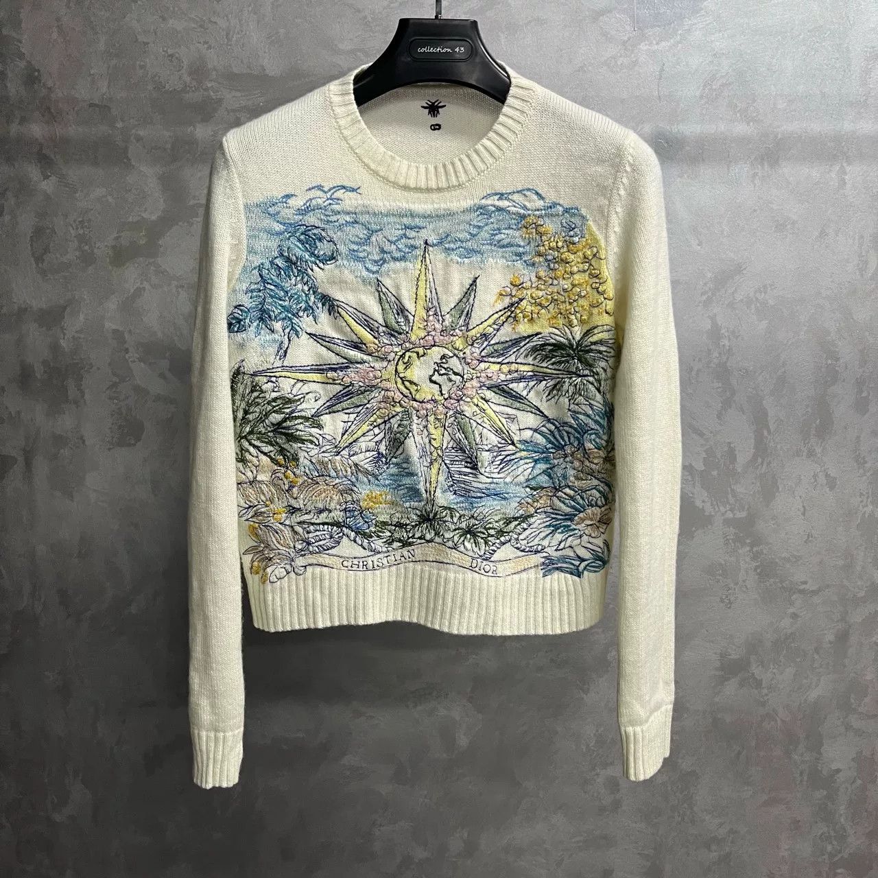 Dior Dior Knit Graphic White T-Shirt 40 Women Size M / US 6-8 / IT 42-44 - 1 Thumbnail