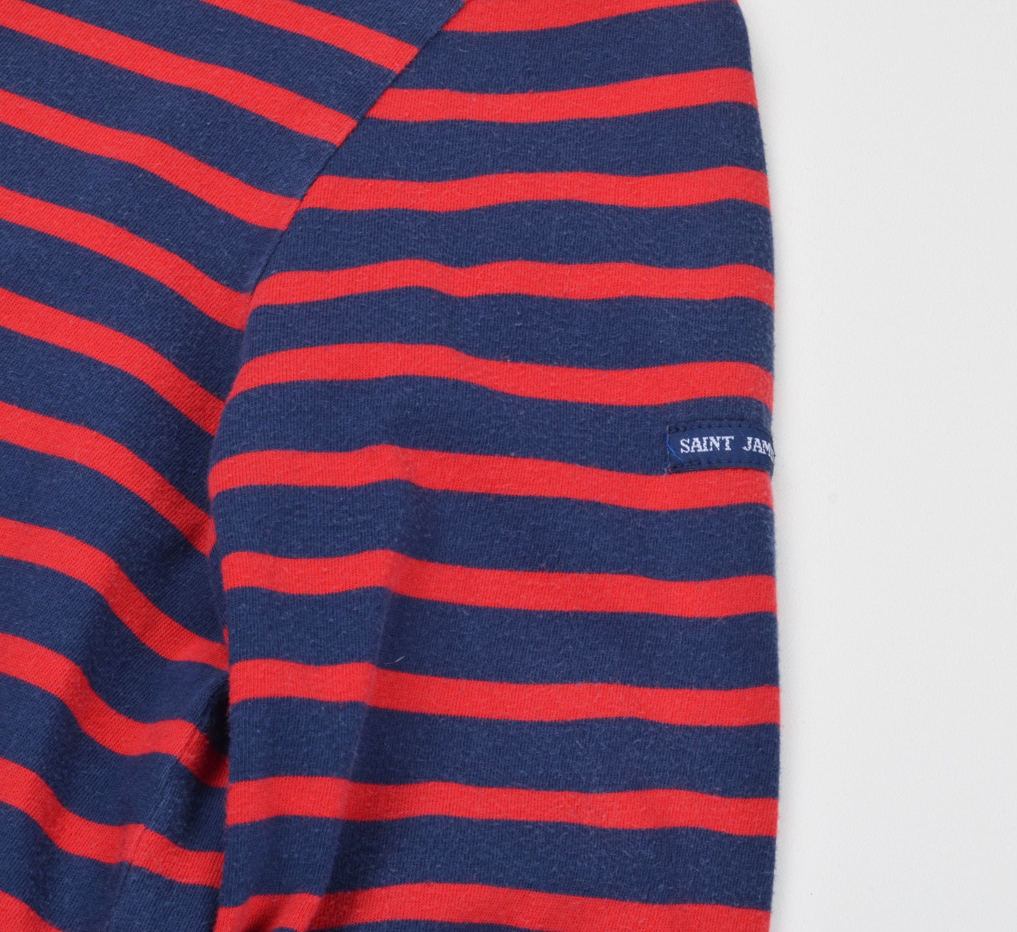 Saint James Saint James Women's Striped Long Sleeve Sailor Breton Shirt Size S / US 4 / IT 40 - 7 Thumbnail