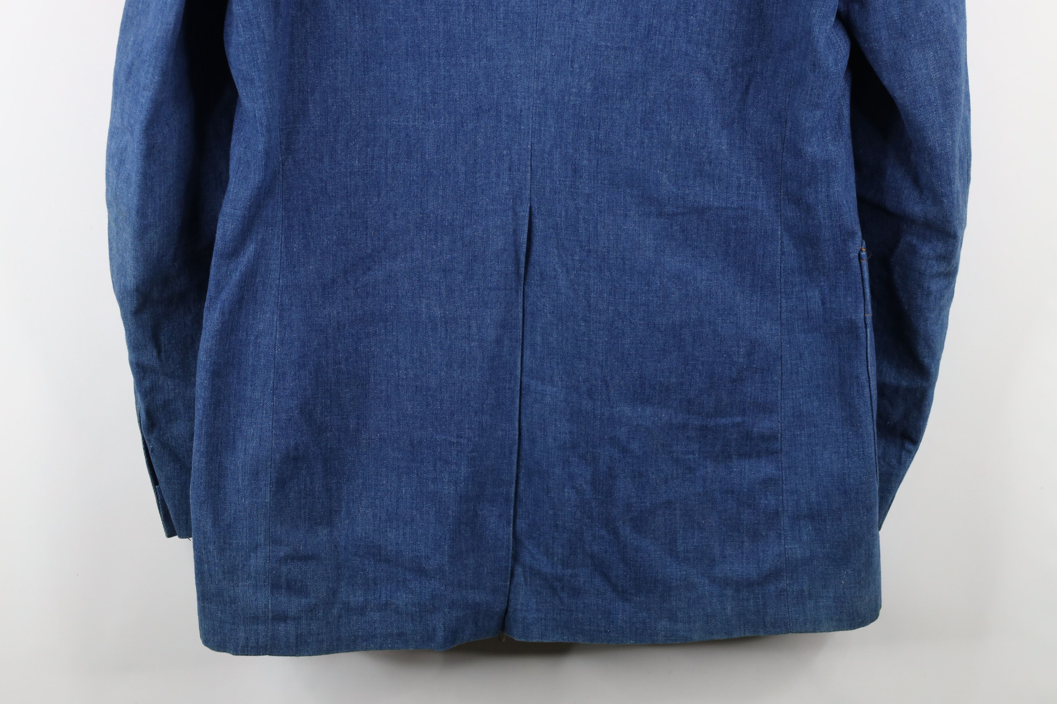 Vintage Vintage 70s Streetwear Denim Jean Blazer Suit Jacket USA Size US XL / EU 56 / 4 - 15 Thumbnail
