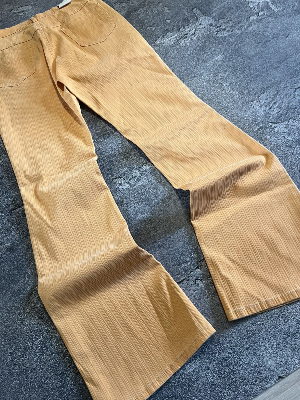Japanese Brand CRAZY Vintage Number Nine Style Orange Archive Drip Jean 90s Size US 30 / EU 46 - 6 Thumbnail