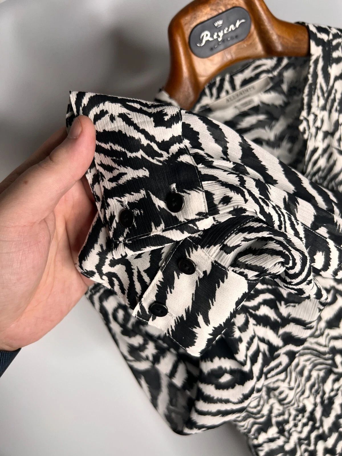 Allsaints Allsaints Martina Remix Dress Animal Zebra Pattern Size M / US 6-8 / IT 42-44 - 10 Thumbnail