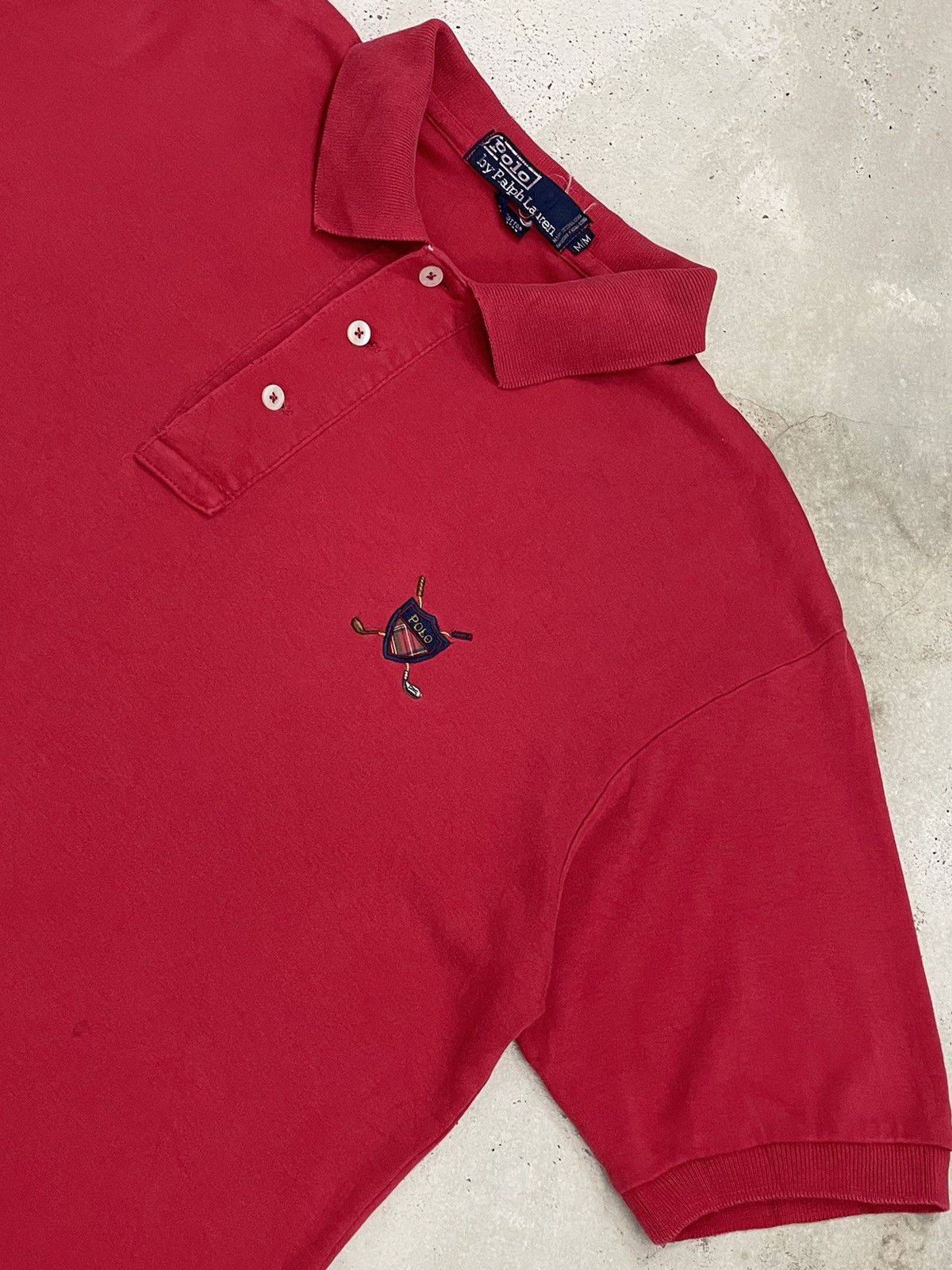 Polo Ralph Lauren × Ralph Lauren Vintage Ralph Lauren Red Polo Embroidery Size US M / EU 48-50 / 2 - 5 Thumbnail