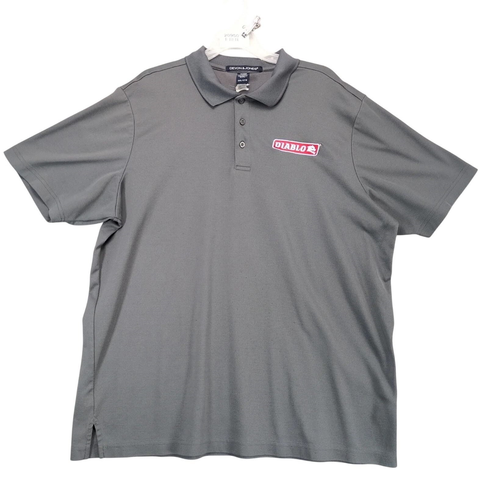 Other Diablo Tools Embroidered Gray Polo Shirt XXL Devon & Jones Size US XXL / EU 58 / 5 - 1 Thumbnail