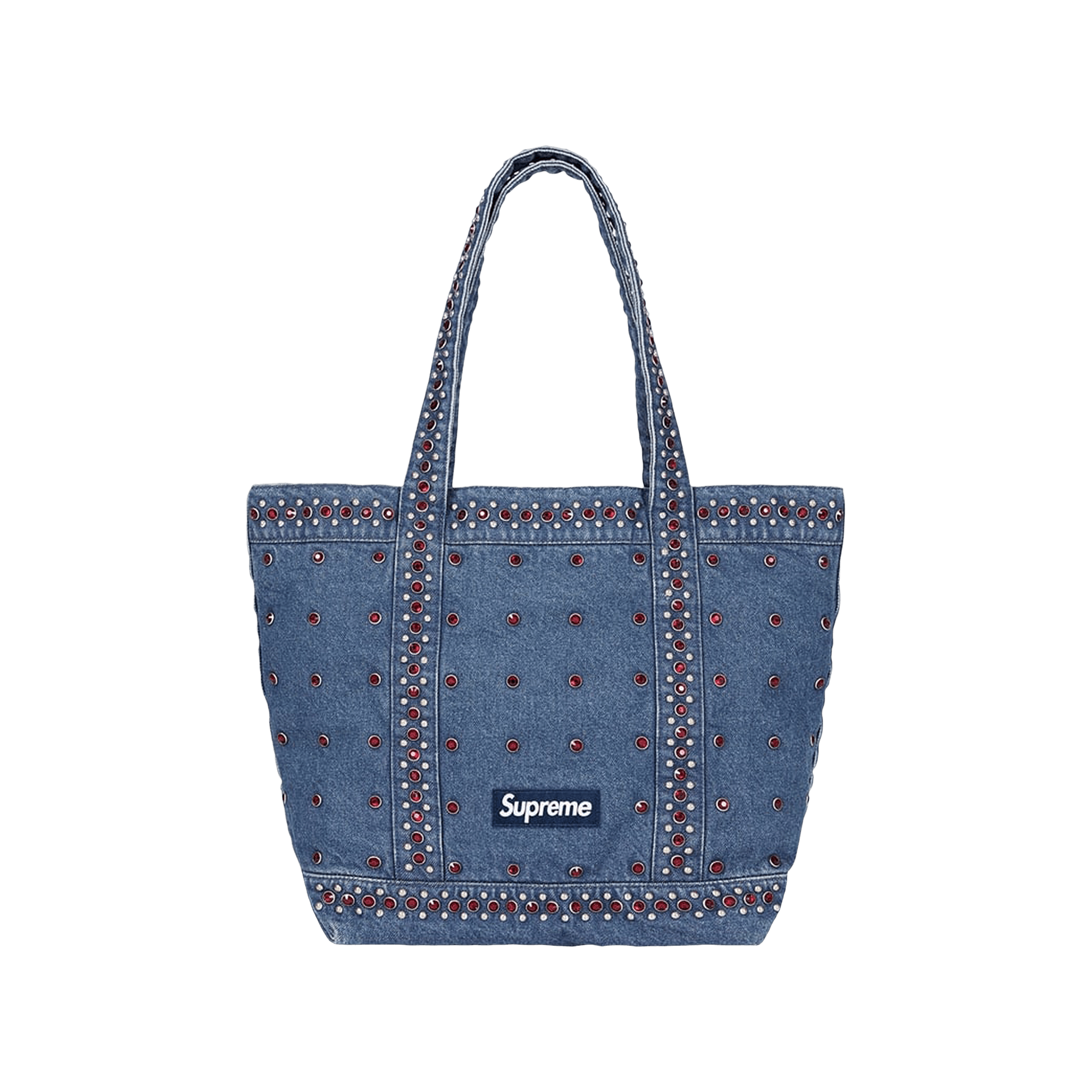 Supreme supreme denim Fuck Tote bag | Grailed