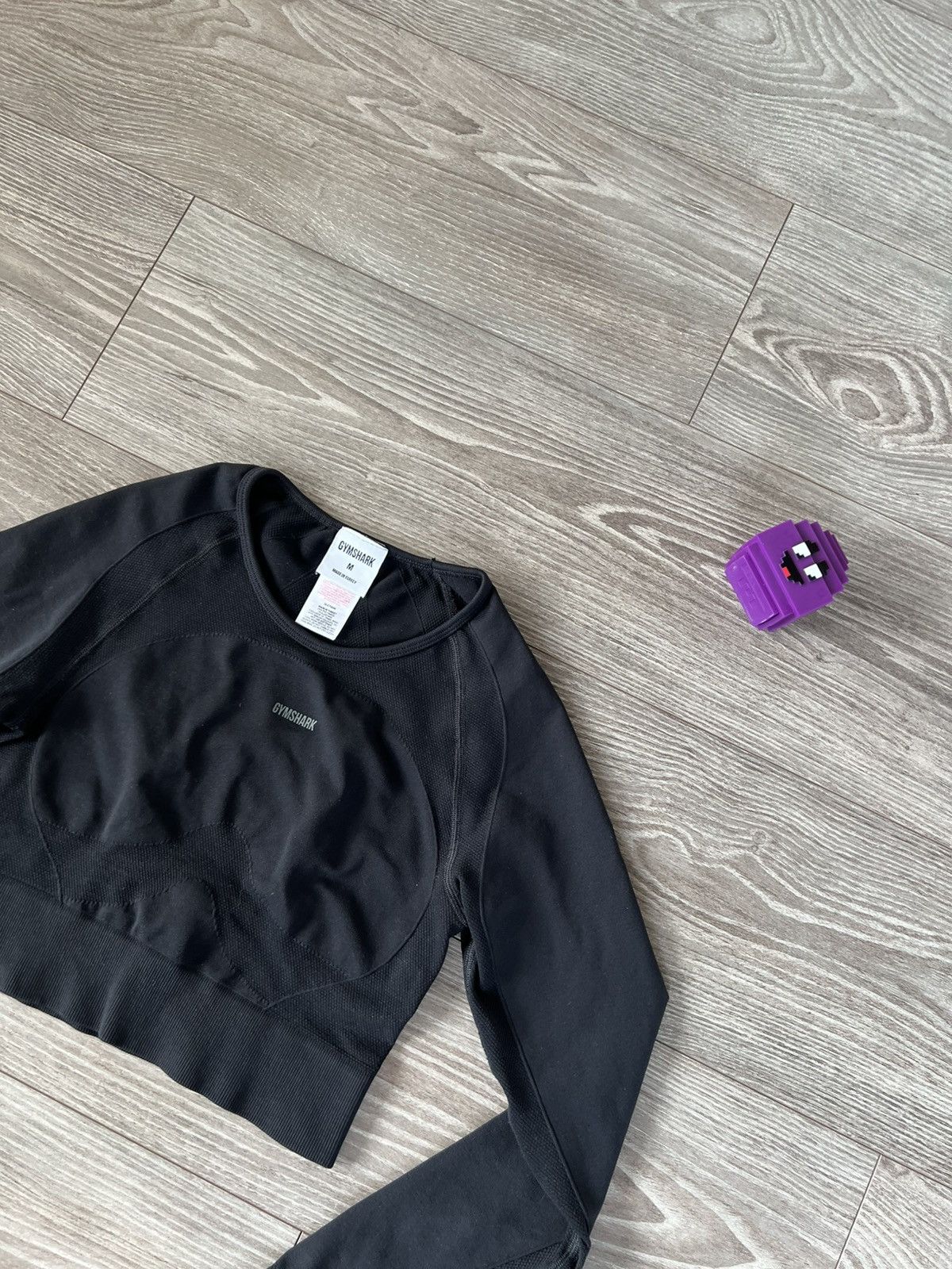 Gymshark ‼️Gymshark Womans Long Sleeve Onyx Straight Fit Gym Top‼️ Size M / US 6-8 / IT 42-44 - 9 Thumbnail