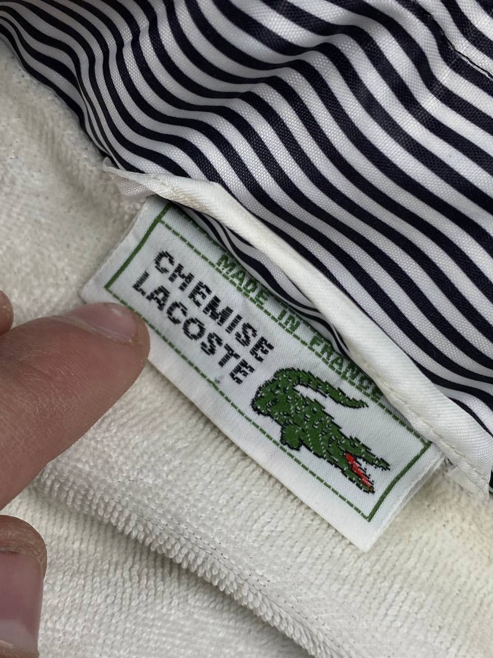 Lacoste Vintage Chemise Lacoste Bomber Jacket Striped Size US M / EU 48-50 / 2 - 8 Thumbnail