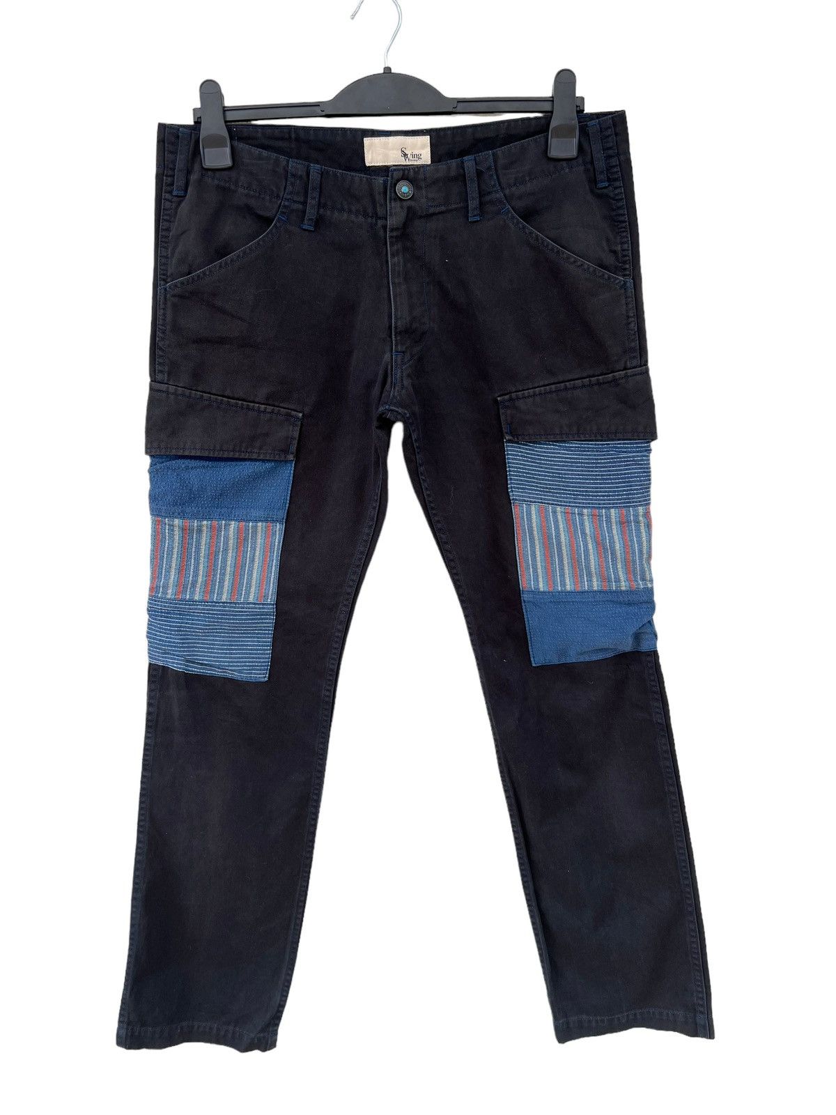 Vintage Vintage Swing Incomp Japan Hybrid Fade Black Cargo Trouser Size US 32 / EU 48 - 5 Thumbnail