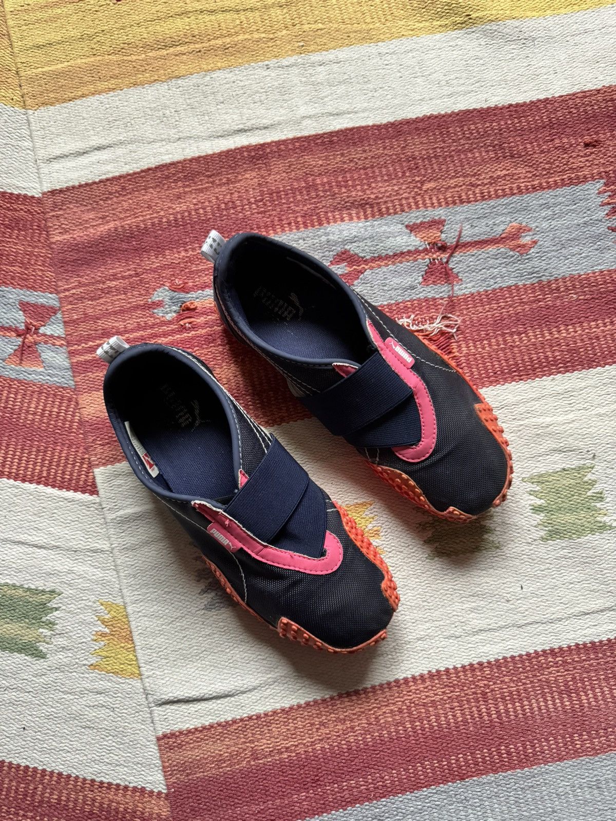 Puma Vintage 00’s Puma Mostro y2k Navy Japanese Low Sneakers Size US 7 / IT 37 - 4 Thumbnail