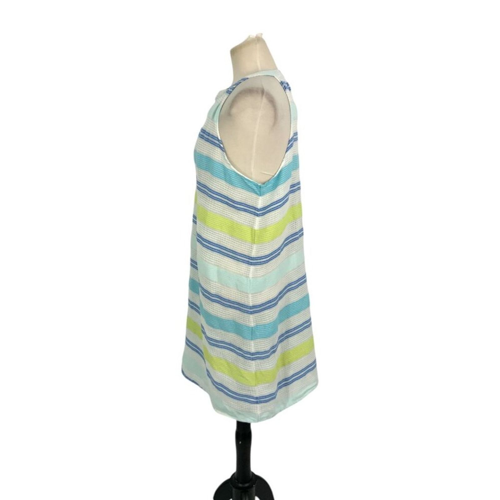 Vineyard Vines Vineyard Vines 100% Cotton Striped Trapeze Sundress Medium Size M / US 6-8 / IT 42-44 - 4 Thumbnail