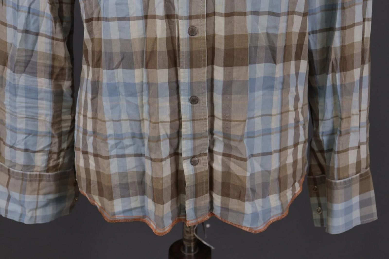 Nudie Jeans Nudie Jeans Multicolor Check Overshirt Shirt Size L Size US L / EU 52-54 / 3 - 3 Thumbnail