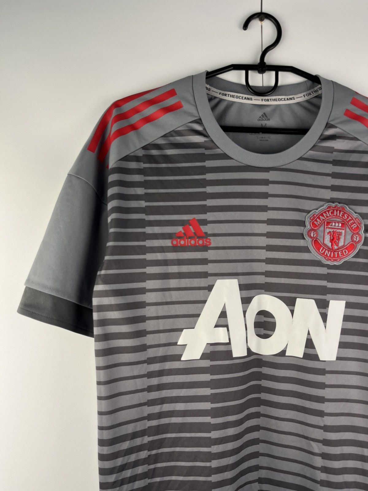 Adidas Adidas Parley Manchester United Football Jersey Size US M / EU 48-50 / 2 - 2 Thumbnail