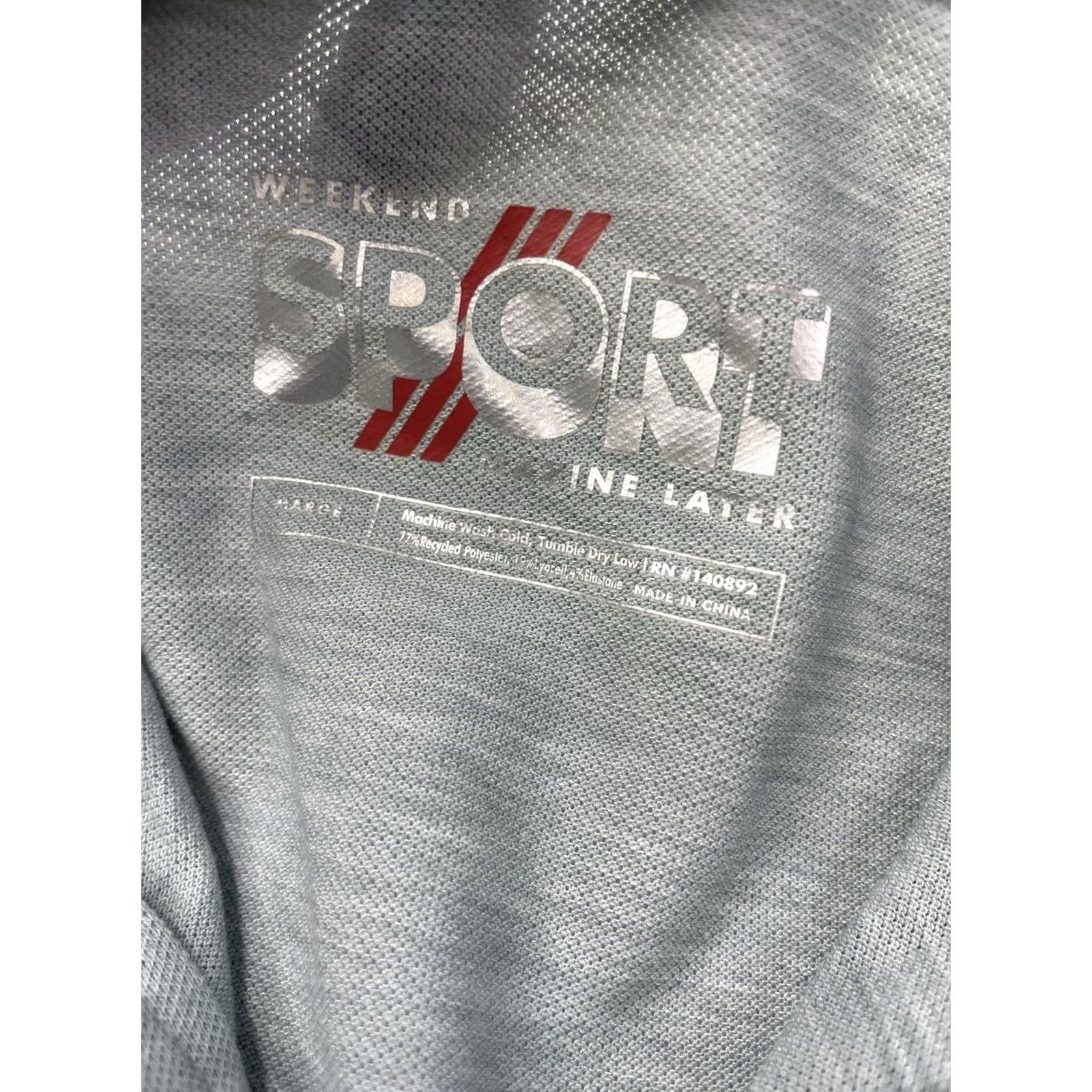Marine Layer Marine Layer Polo Shirt Men M/L Knit Short Sleeve Gray/Blue Sports Breathable Stretch Golf Casual Activewear Shirt Size US M / EU 48-50 / 2 - 3 Thumbnail