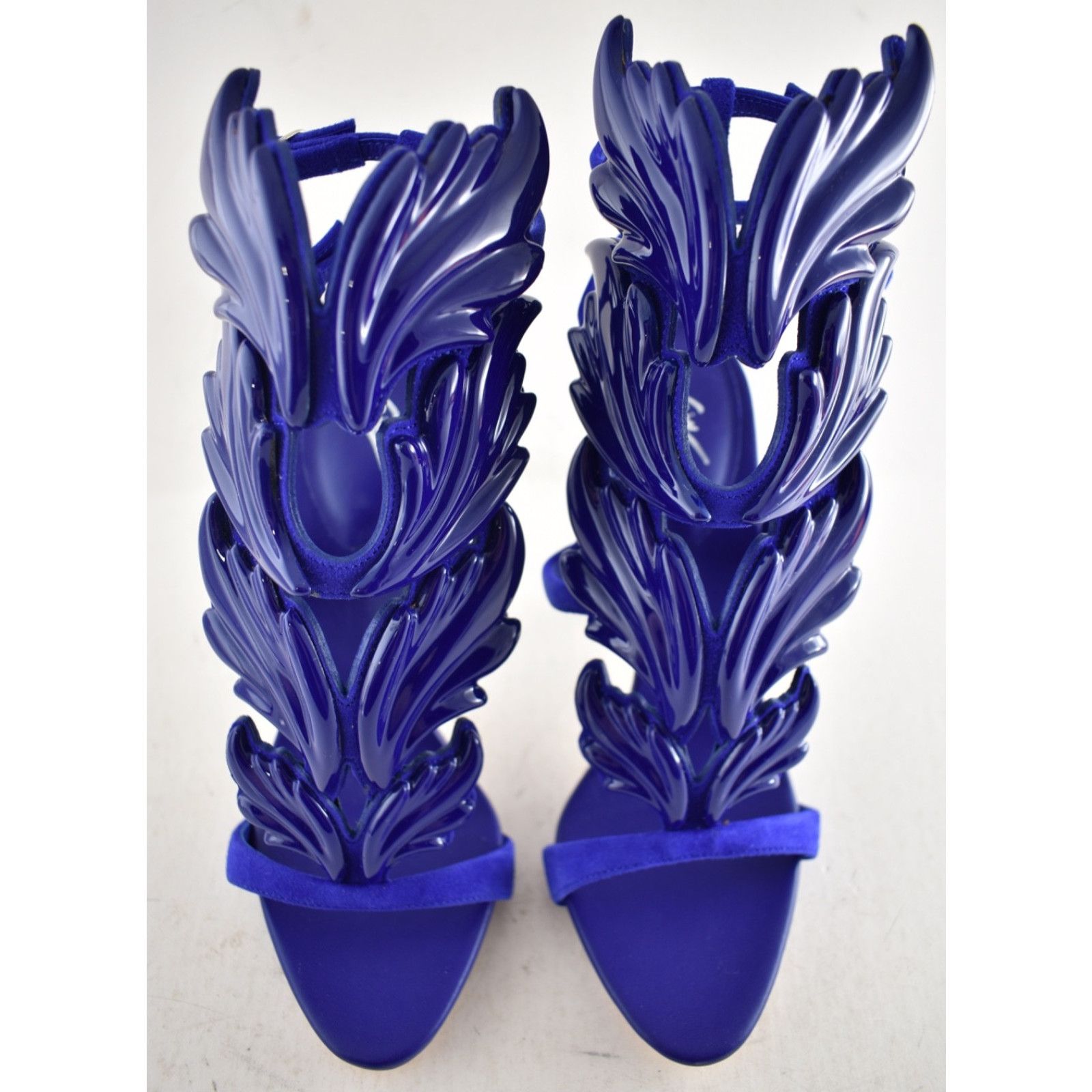 Giuseppe Zanotti Giuseppe Zanotti Cruel Summer Blue Wing Strap Sandal 35 Size US 5 / IT 35 - 9 Thumbnail