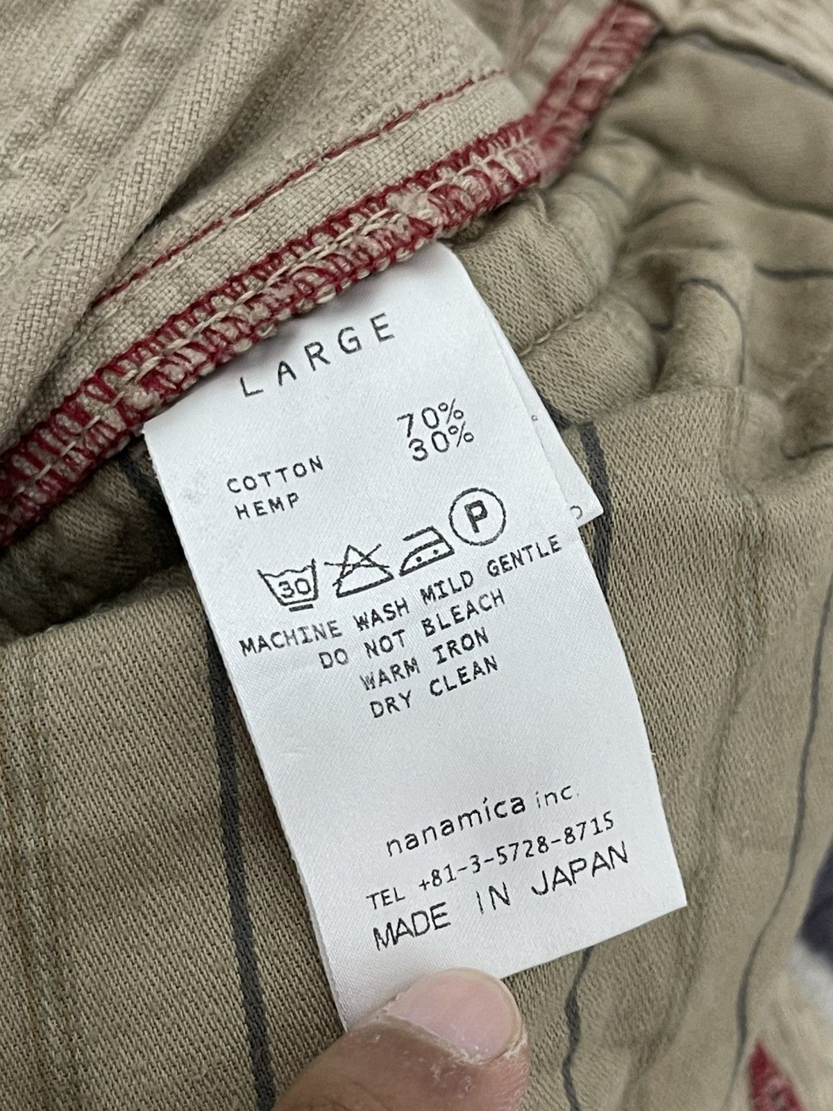 If Six Was Nine Bush Corduroy Pant Nanamica Japan Relax Loose 2🟦5 Size US 31 - 15 Thumbnail