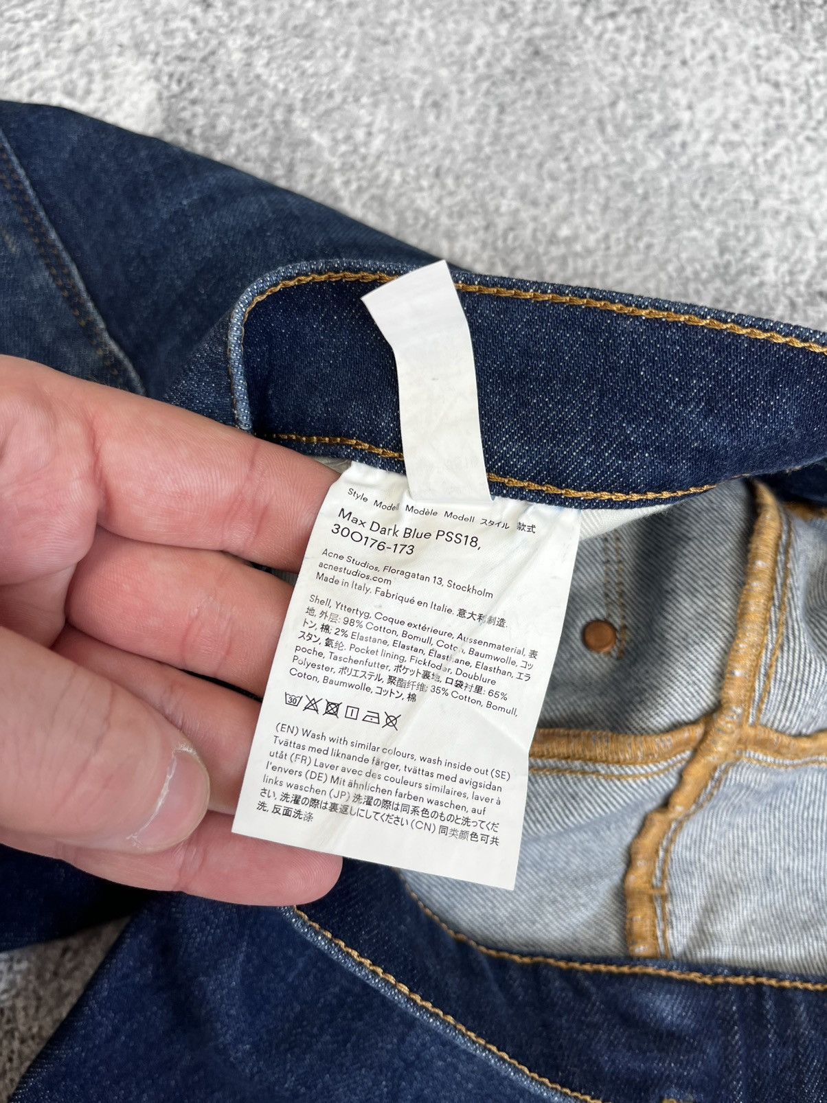 Other Acne studios denim pants Size US 31 - 10 Thumbnail