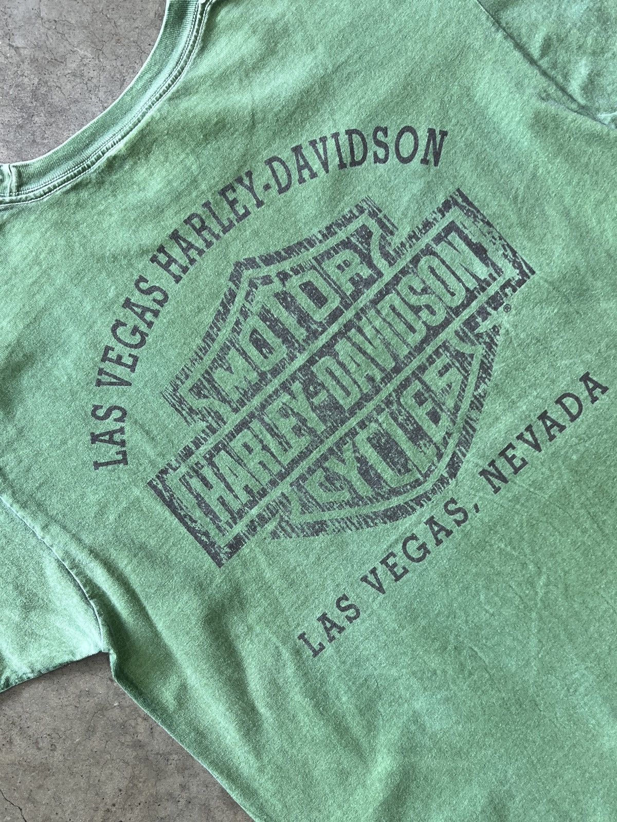 Harley Davidson Vintage Harley Davidson Dyed Las Vegas Tee XL Size US XL / EU 56 / 4 - 4 Thumbnail