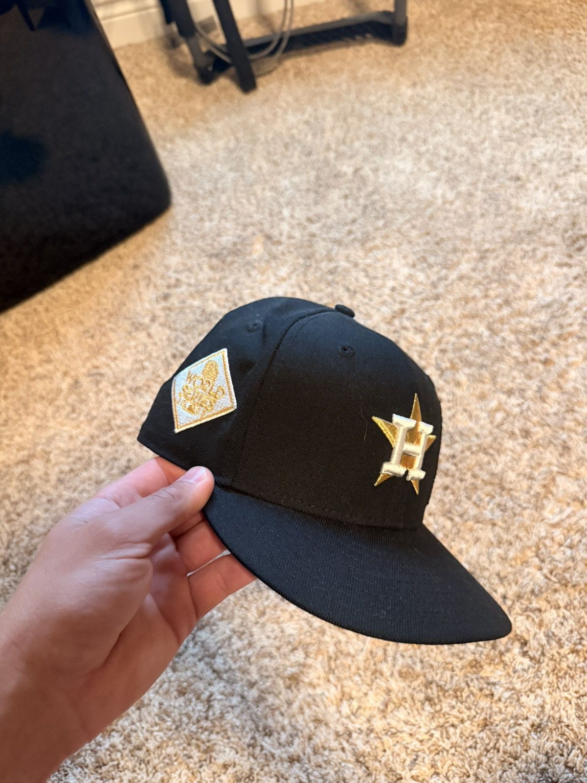 New Era Houston Astros Fitted Hat Size ONE SIZE - 1 Thumbnail