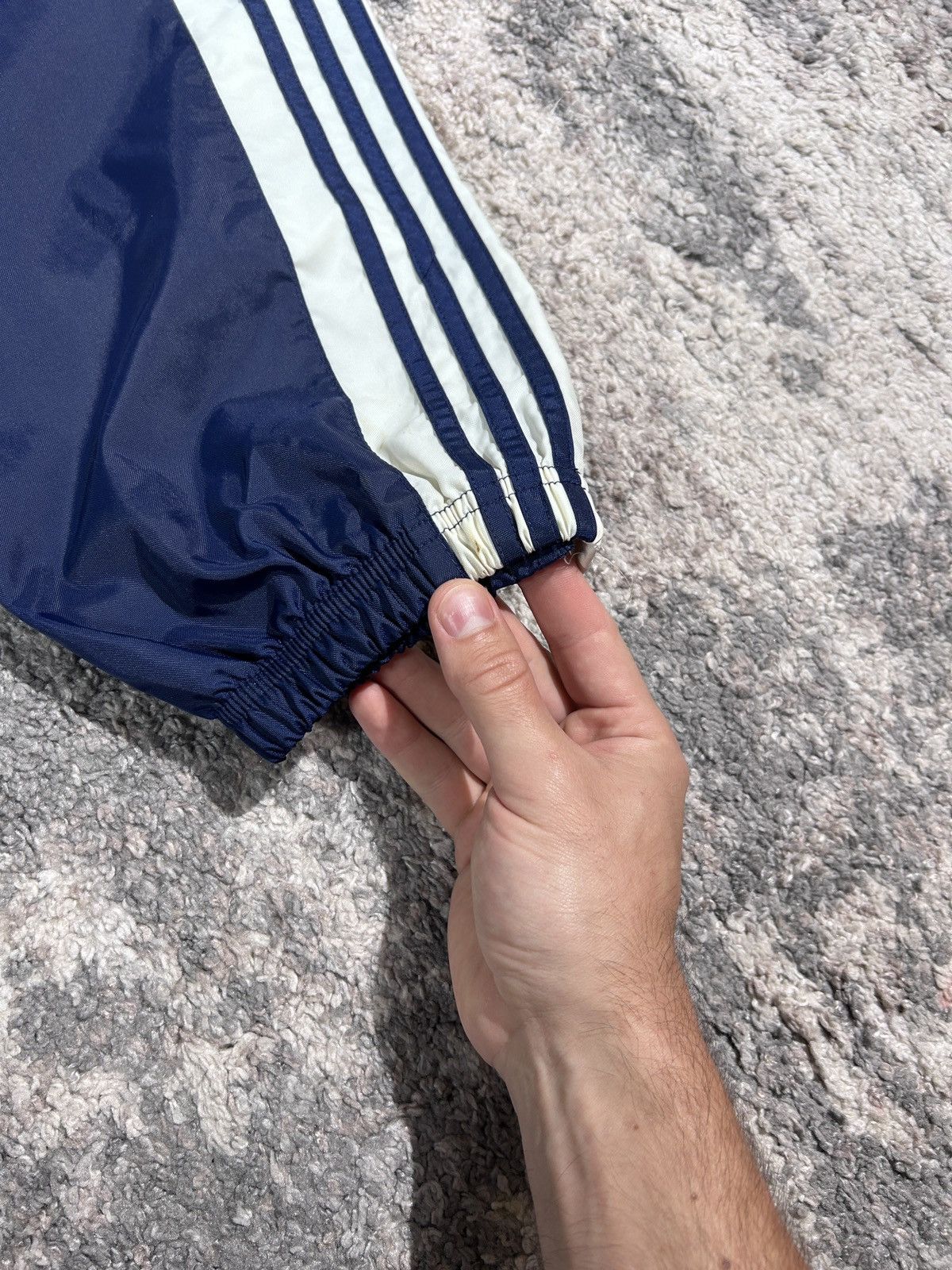 Adidas × Vintage Adidas Vintage Mens Nylon Pants Drill Y2K Size US 36 / EU 52 - 11 Thumbnail