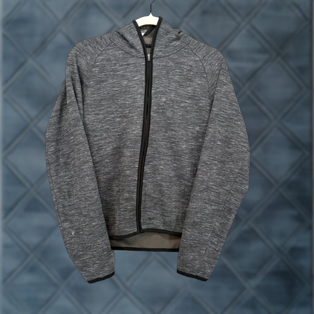 Uniqlo Uniqlo Dry Stretch Full Zip Hoodie Womens M Gray/Space Dye Moistu re Wicking, Lightweight, Athletic Size M / US 6-8 / IT 42-44 - 1 Thumbnail
