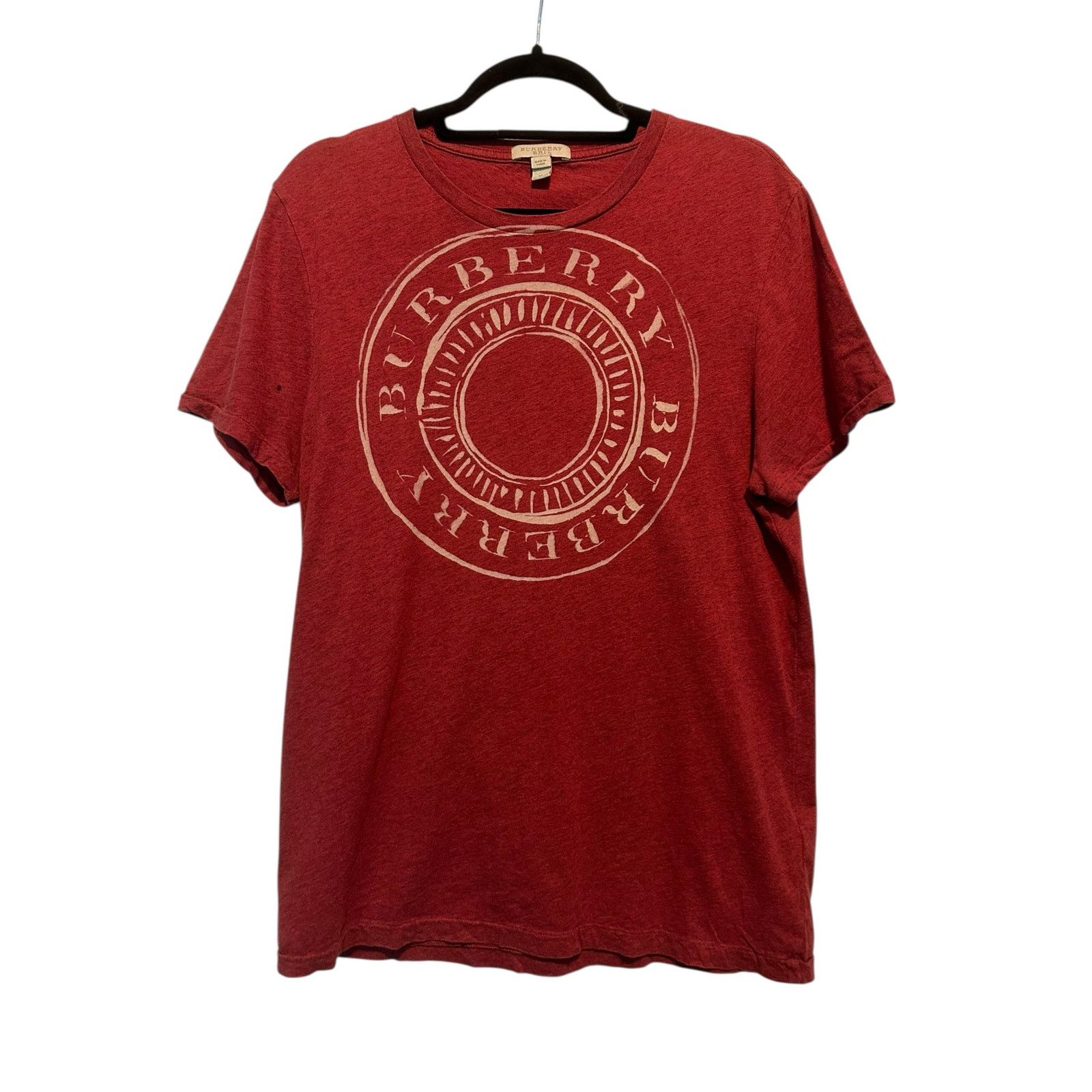 Burberry Burberry red circular logo short sleeves t shirt size Medium Size US M / EU 48-50 / 2 - 13 Thumbnail