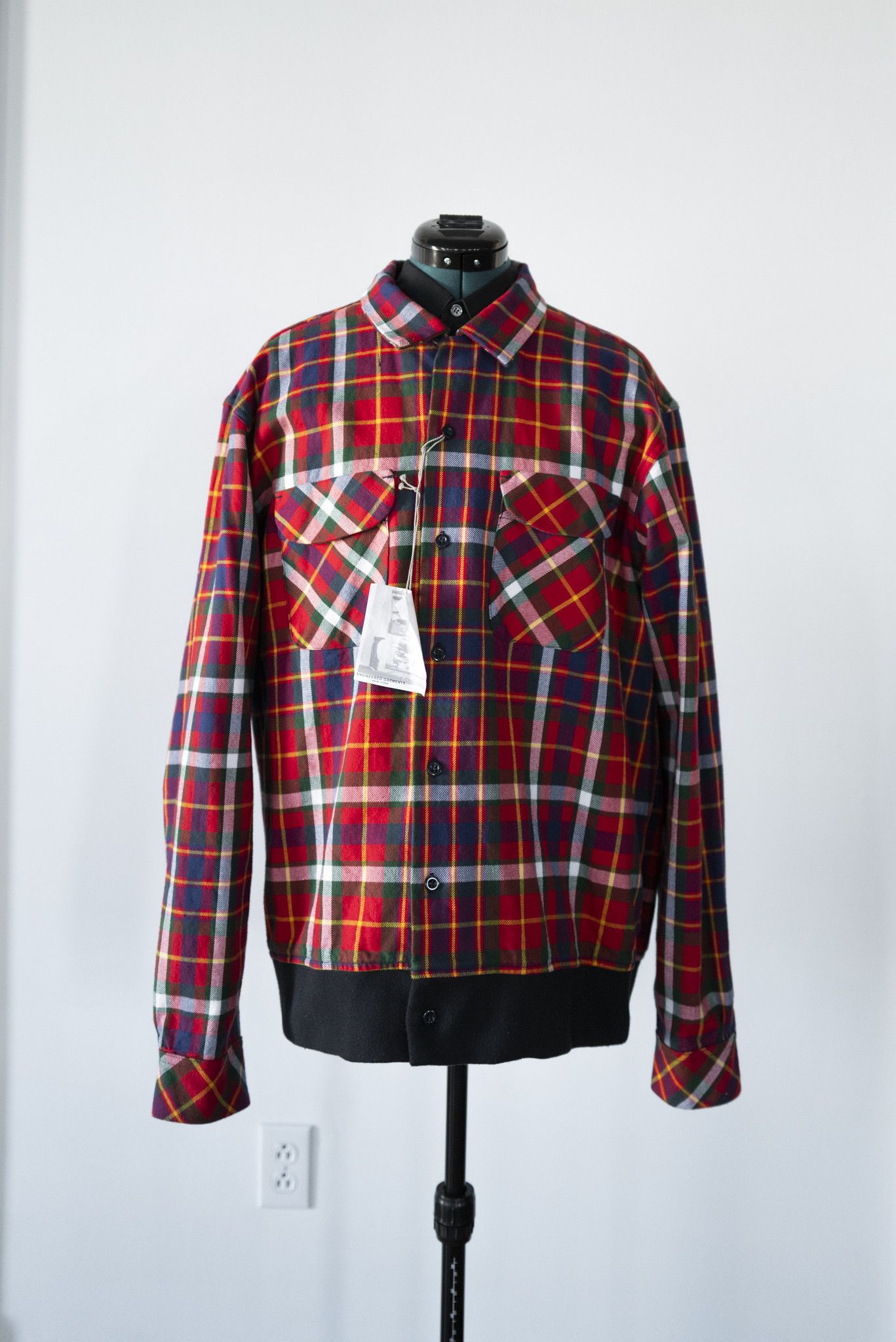 image of Engineered Garments Plaid Jacket Size L NWT Usa, Men's