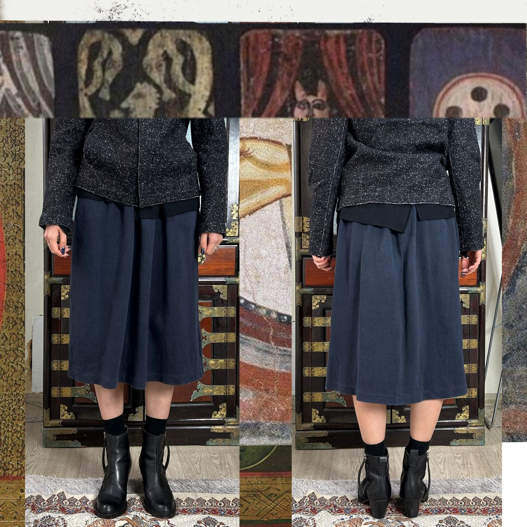 Comme des Garcons COMME DES GARCONS ROBE DE CHAMBRE JERSEY SKIRT Size 25" / US 0 / IT 36 - 1 Thumbnail