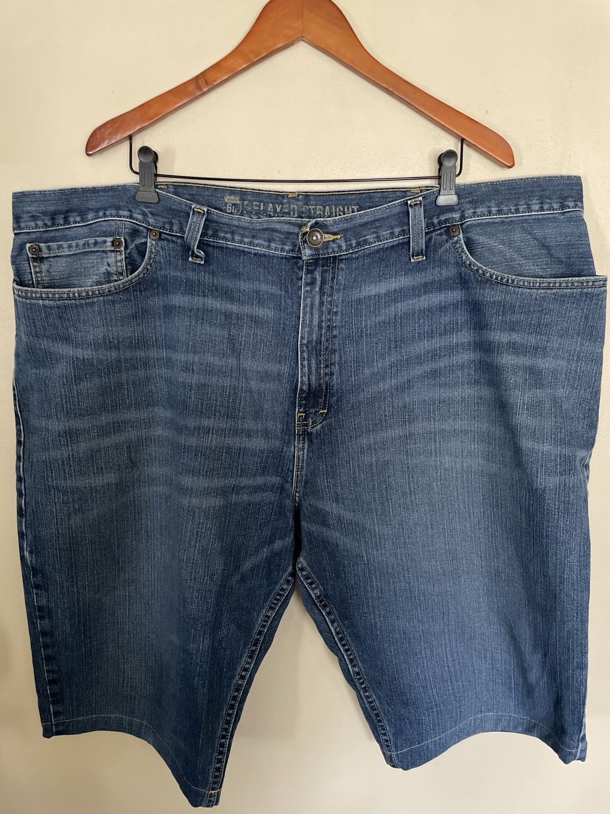 Route 66 × Vintage Route 66 Jean Denim Shorts Jorts Skater relaxed waist 48 in Size US 44 / EU 60 - 1 Thumbnail