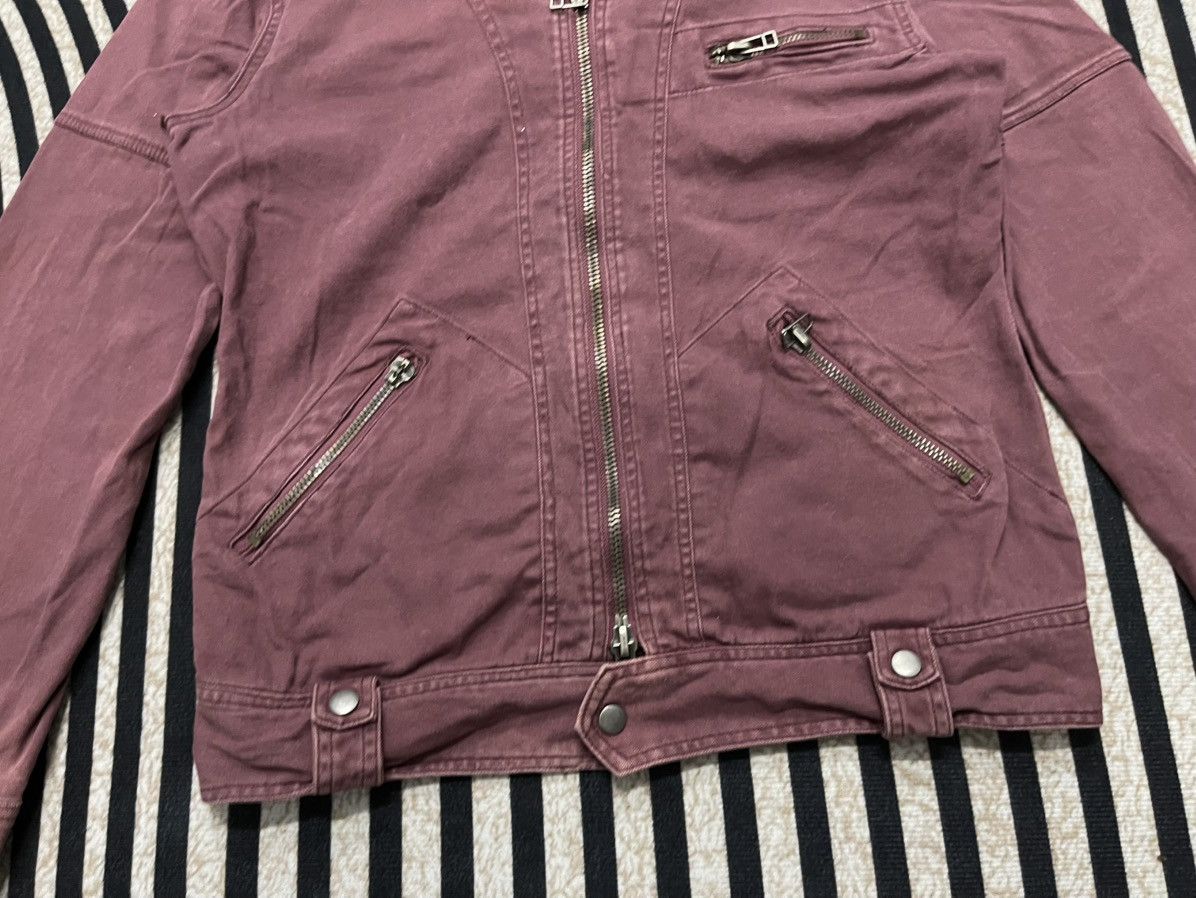 Dickies × Vintage 2000s DICKIES RED ZIPPER BIKER JACKET FADED Size US L / EU 52-54 / 3 - 5 Thumbnail