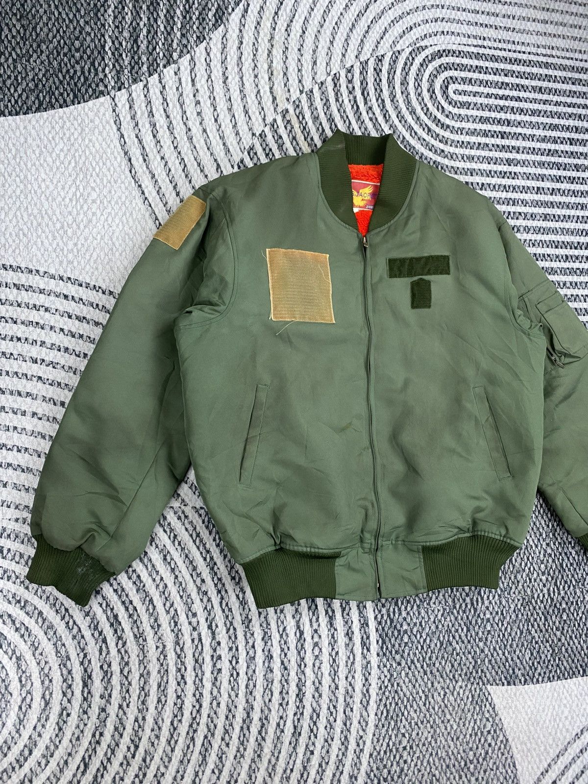 Vintage Vintage Men Jacket MA-1 Flying US Air Force Bomber Jacket Size US M / EU 48-50 / 2 - 3 Thumbnail