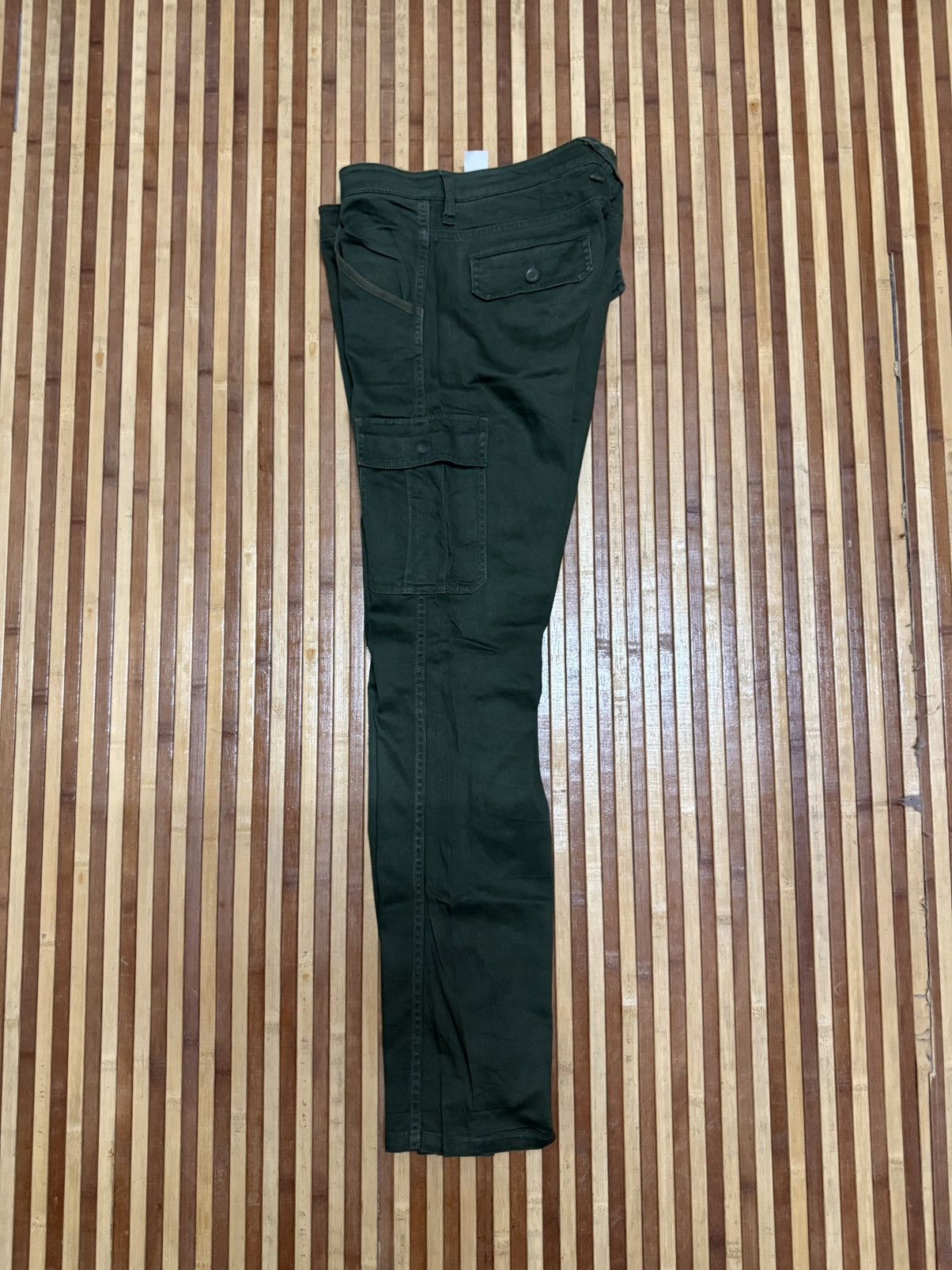 Japanese Brand LEPSIM Unisex Cargo Pants Streetwear Multipocket W31X30.5 Size US 31 - 10 Thumbnail