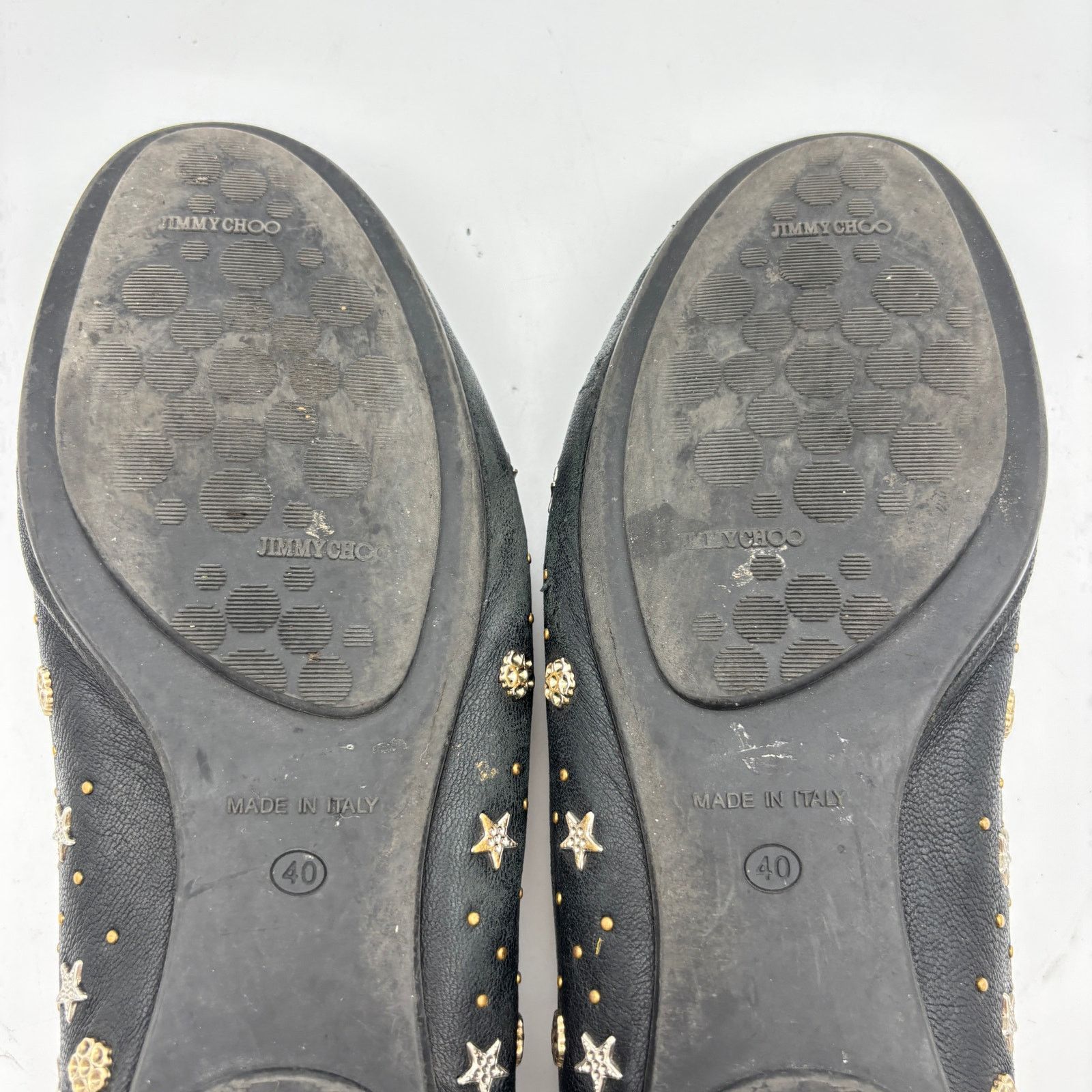 Jimmy Choo Jimmy Choo Star Studded Leather Ballet Flats Women's 40 Size US 10 / IT 40 - 9 Thumbnail