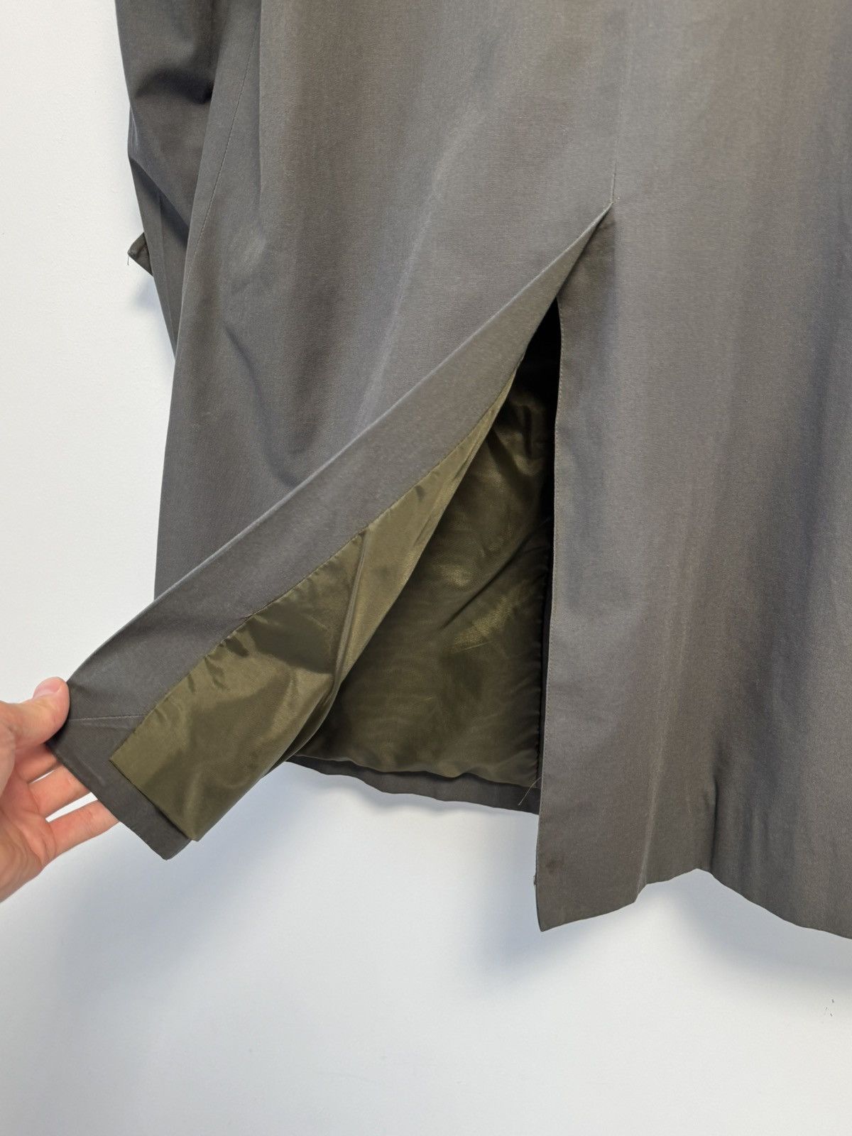 Burberry Prorsum Burberrys Prorsum Vintage Trench Coat Olive Green Mac Jacket Size US M / EU 48-50 / 2 - 20 Thumbnail